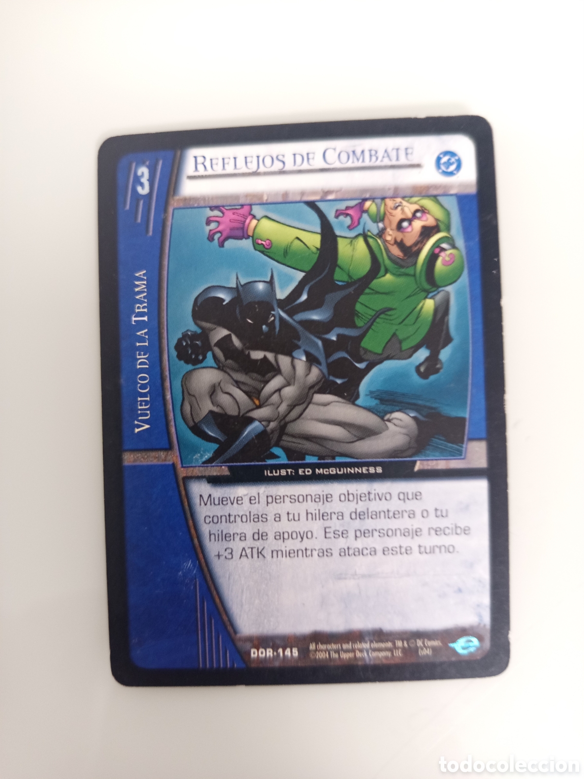 Trading Cards: ❇️ CROMO CARD REFLEJOS DE COMBATE VS SYSTEMS SUPERHEROES UPPER DECK ENTERTAINMENT 2004 ❇️