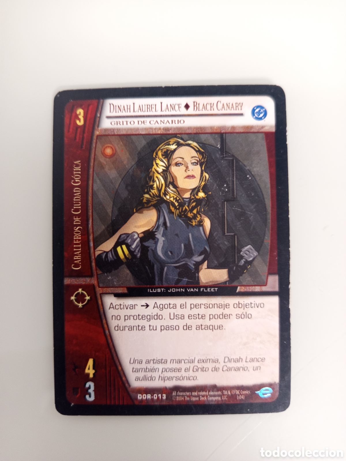 Trading Cards: ❇️ CROMO CARD DINAH LAUREL LANCE BLACK VS SYSTEMS SUPERHEROES UPPER DECK ENTERTAINMENT 2004 ❇️