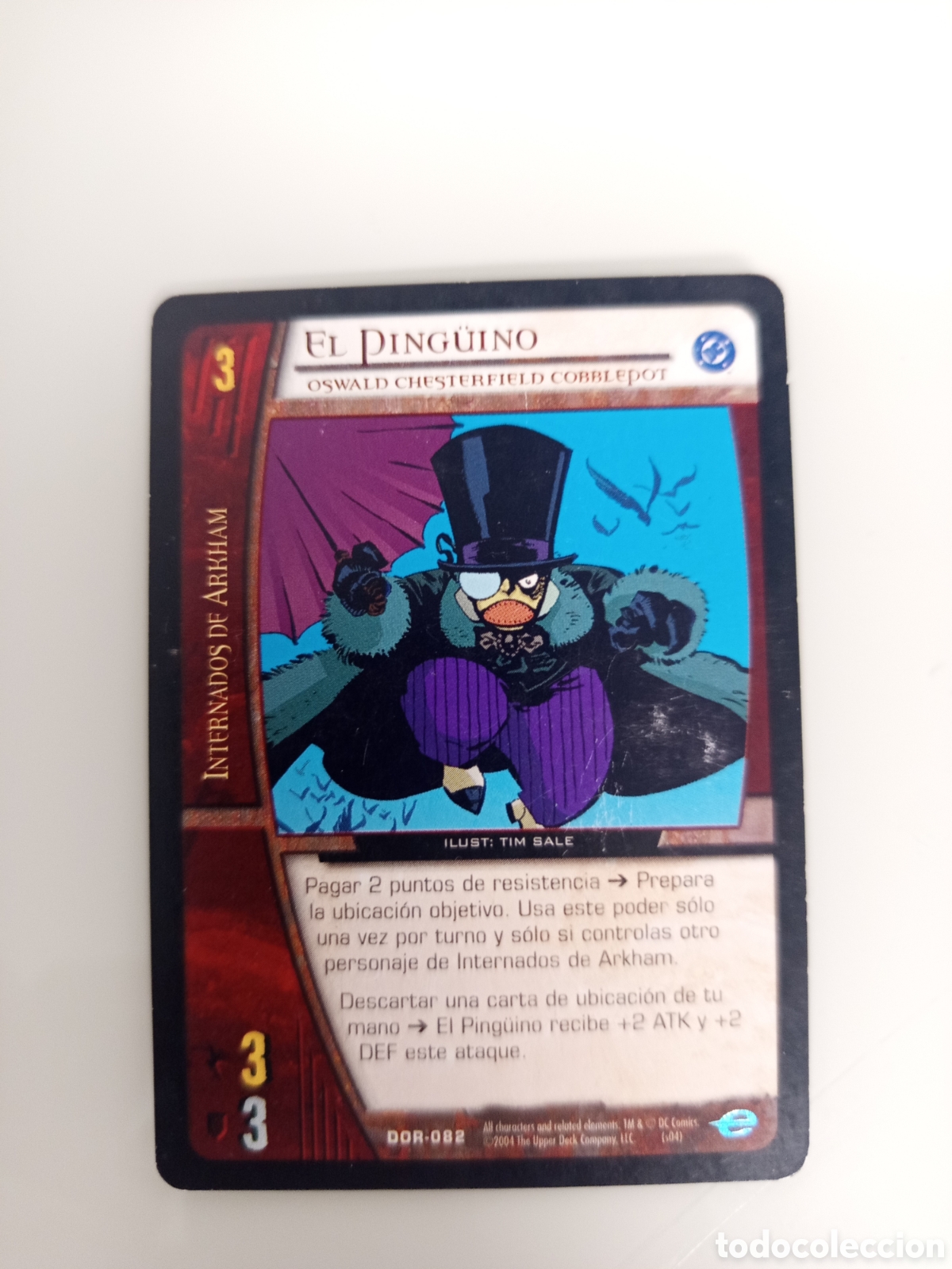 Trading Cards: ❇️ CROMO CARD EL PING&Uuml;INO VS SYSTEMS SUPERHEROES UPPER DECK ENTERTAINMENT 2004 ❇️