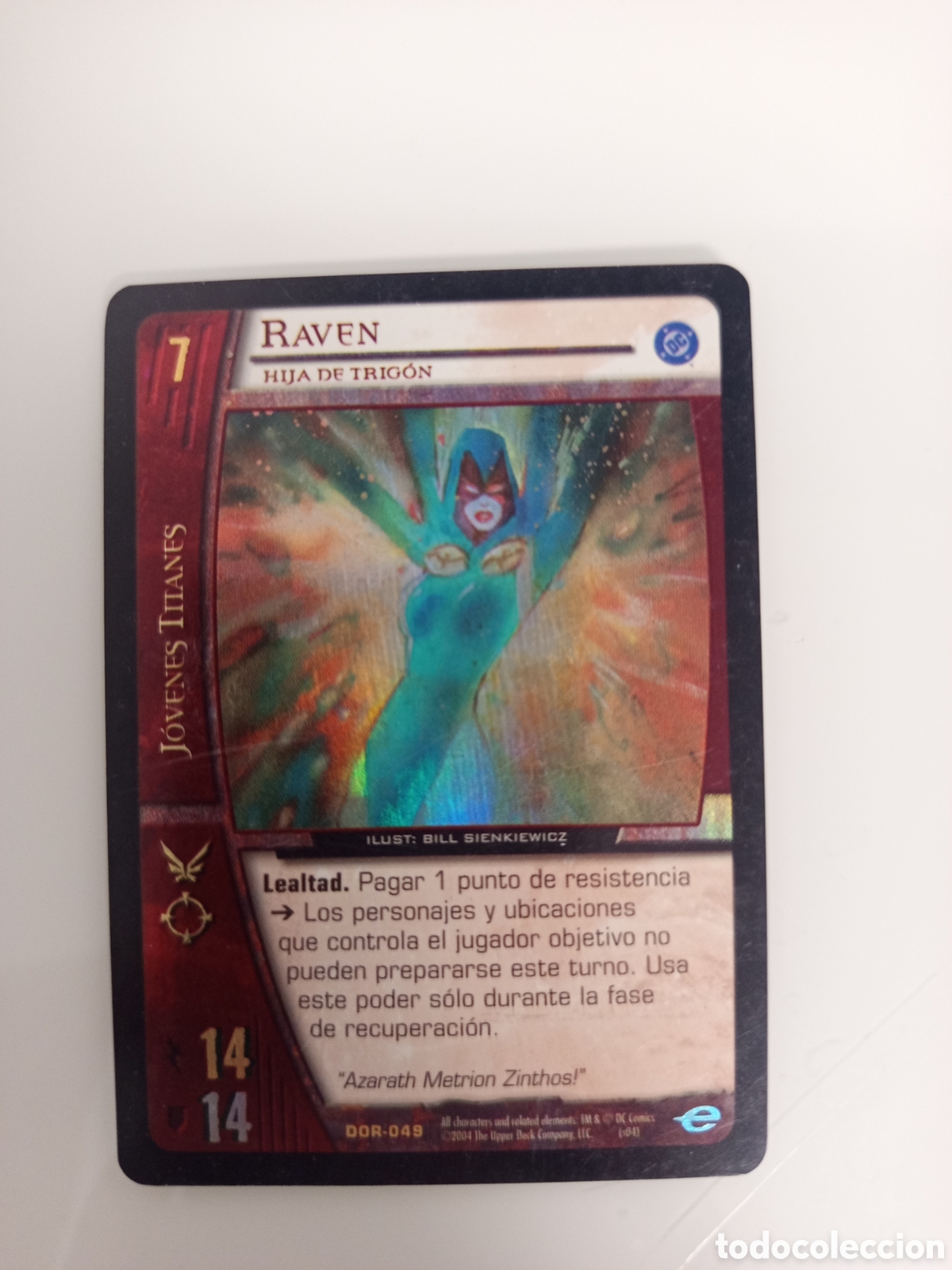 Trading Cards: ❇️ CROMO CARD RAVEN VS SYSTEMS SUPERHEROES UPPER DECK ENTERTAINMENT 2004 ❇️