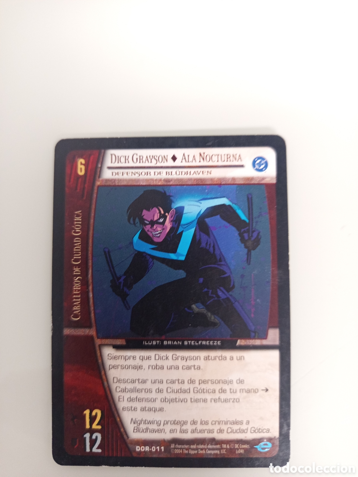 Trading Cards: ❇️ CROMO CARD DYCK GRAYSON ALA NOCTURNA VS SYSTEMS SUPERHEROES UPPER DECK ENTERTAINMENT 2004 ❇️