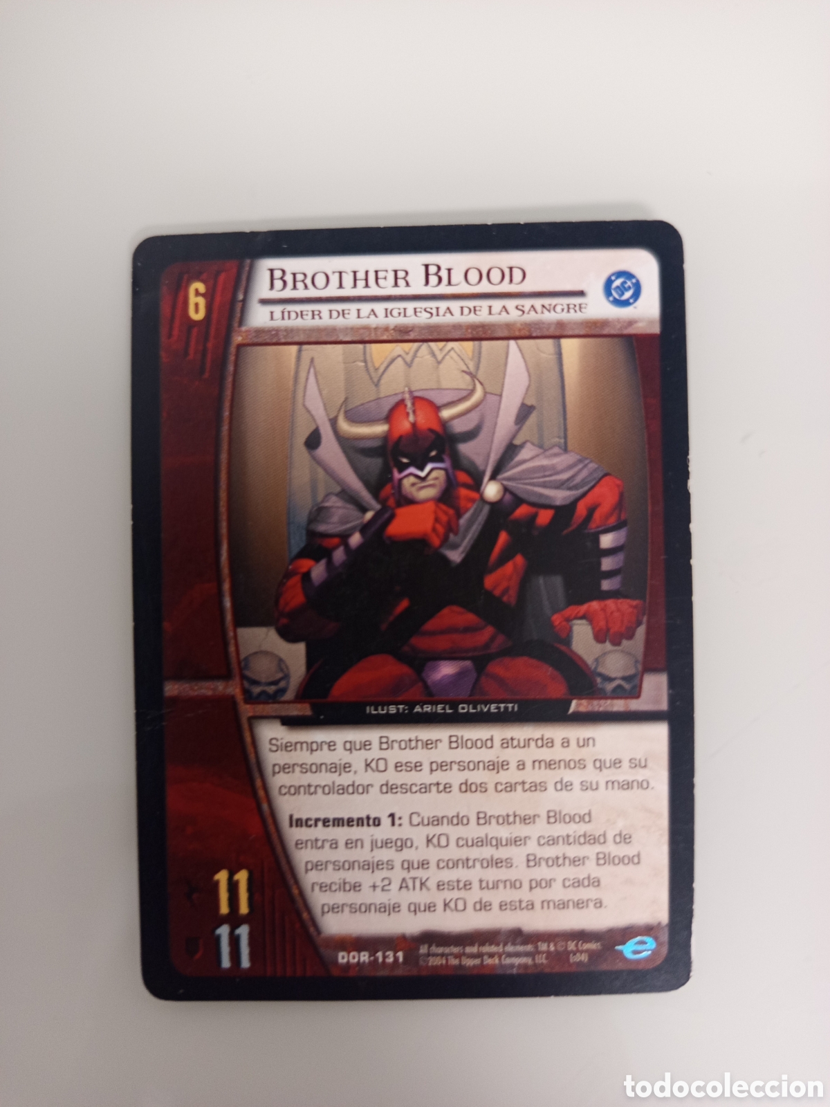 Trading Cards: ❇️ CROMO CARD BROTHER BLOOD VS SYSTEMS SUPERHEROES UPPER DECK ENTERTAINMENT 2004 ❇️