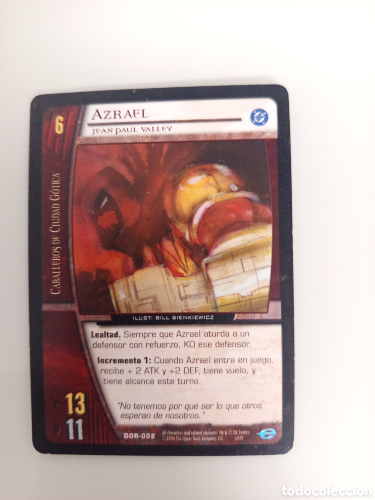 Trading Cards: ❇️ CROMO CARD AZRAEL VS SYSTEMS SUPERHEROES UPPER DECK ENTERTAINMENT 2004 ❇️