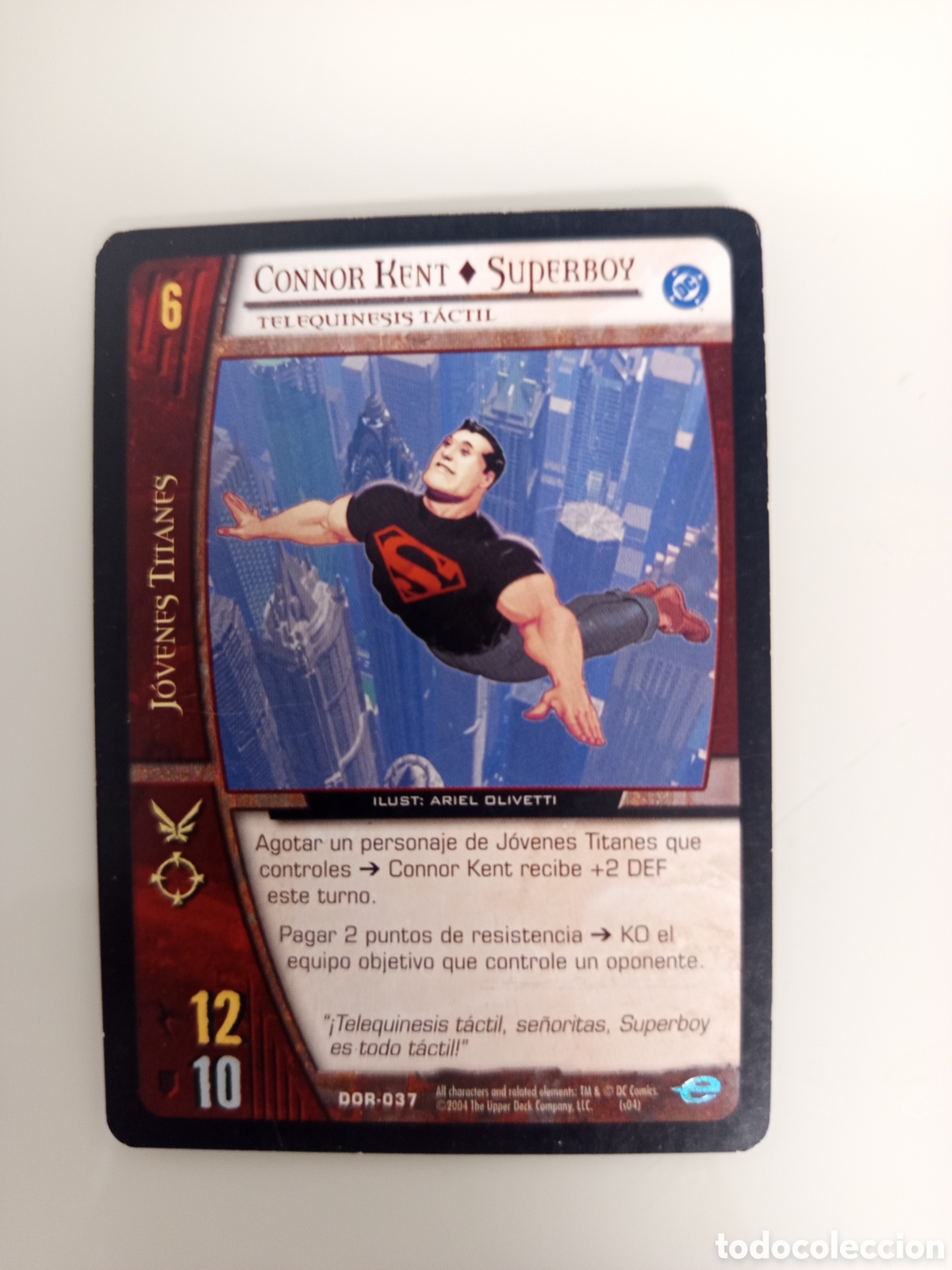 Trading Cards: ❇️ CROMO CARD CONNOR KENT SUPERBOY VS SYSTEMS SUPERHEROES UPPER DECK ENTERTAINMENT 2004 ❇️