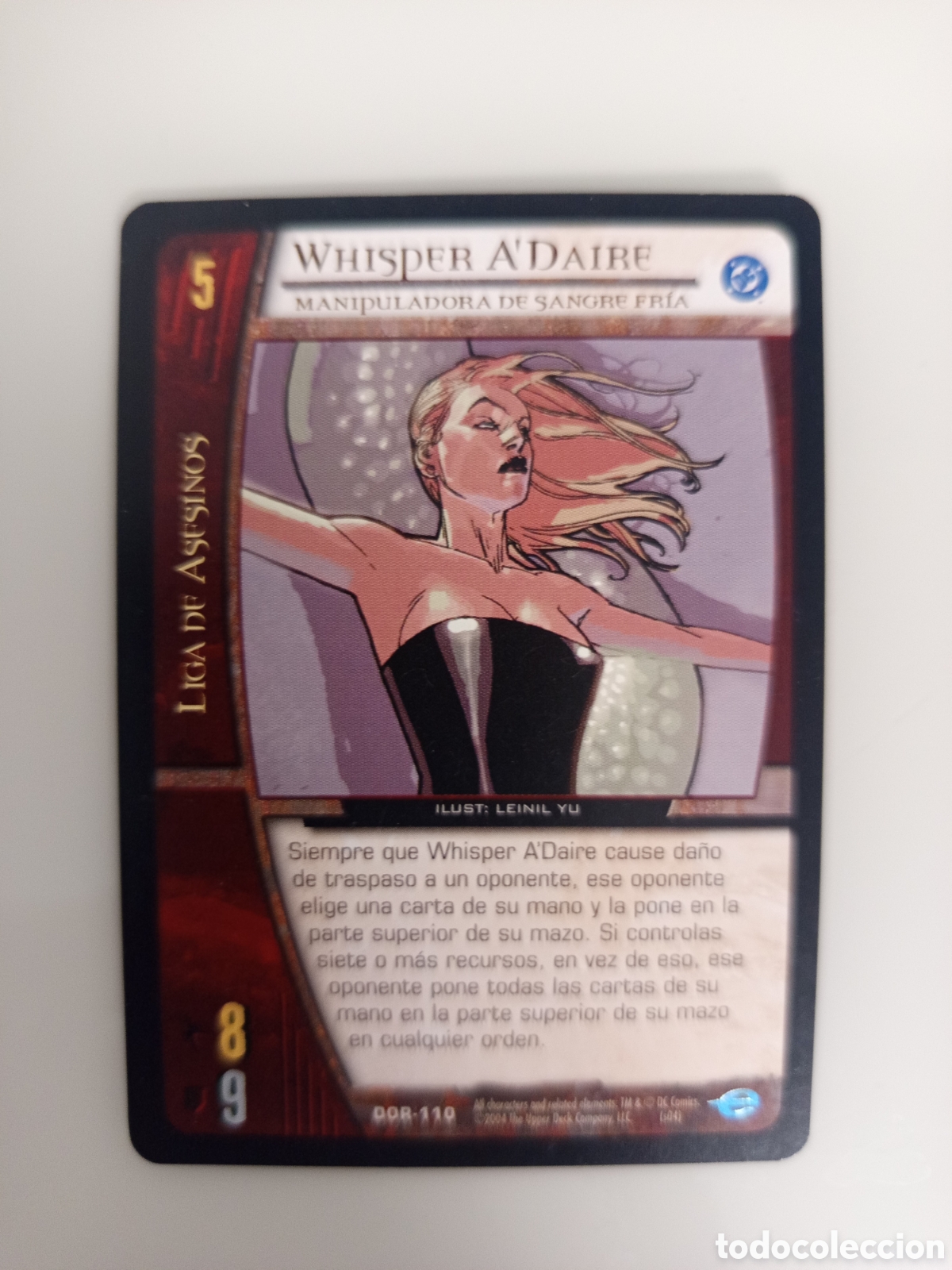 Trading Cards: ❇️ CROMO CARD WHISPER A'DAIRE VS SYSTEMS SUPERHEROES UPPER DECK ENTERTAINMENT 2004 ❇️