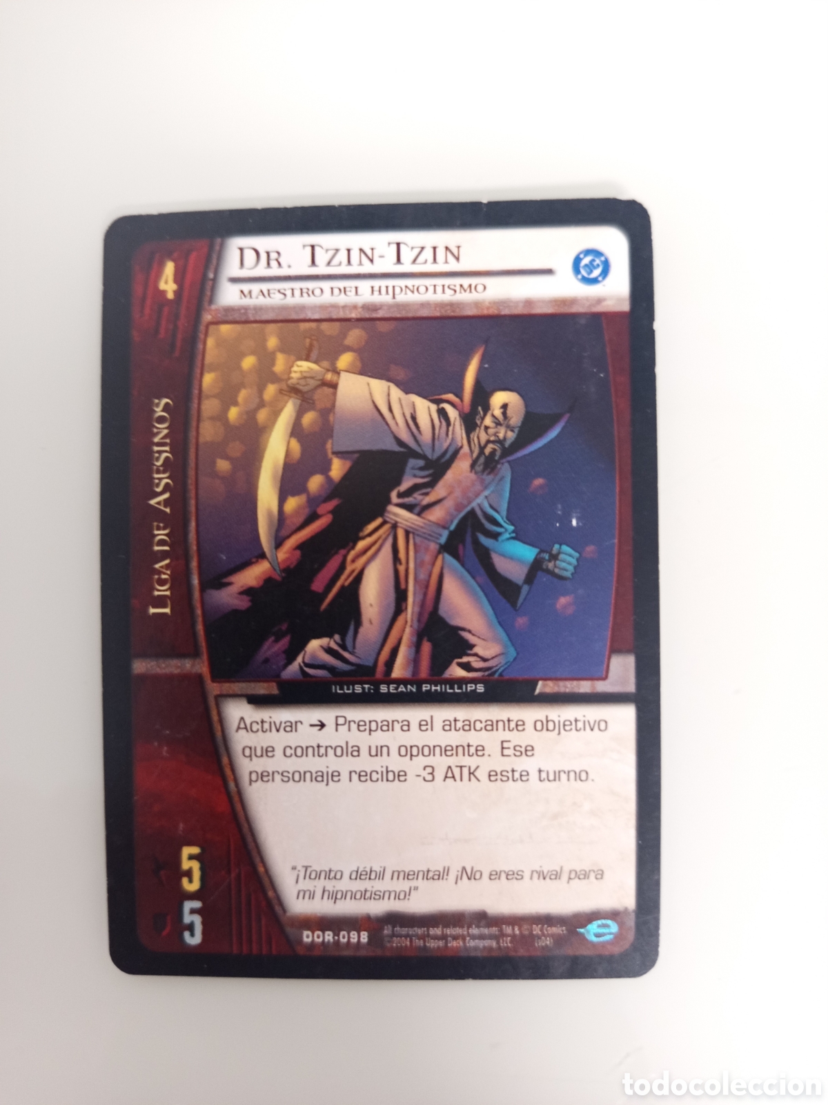 Trading Cards: ❇️ CROMO CARD DR. TZIN - TZIN VS SYSTEMS SUPERHEROES UPPER DECK ENTERTAINMENT 2004 ❇️