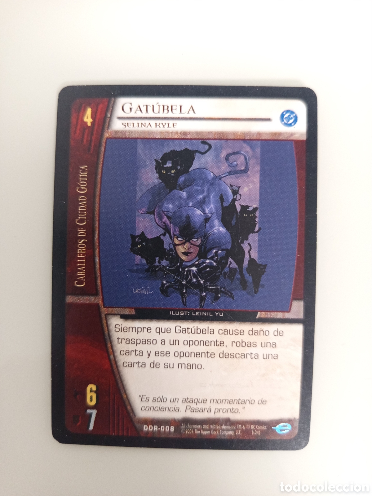 Trading Cards: ❇️ CROMO CARD GAT&Uacute;BELA VS SYSTEMS SUPERHEROES UPPER DECK ENTERTAINMENT 2004 ❇️