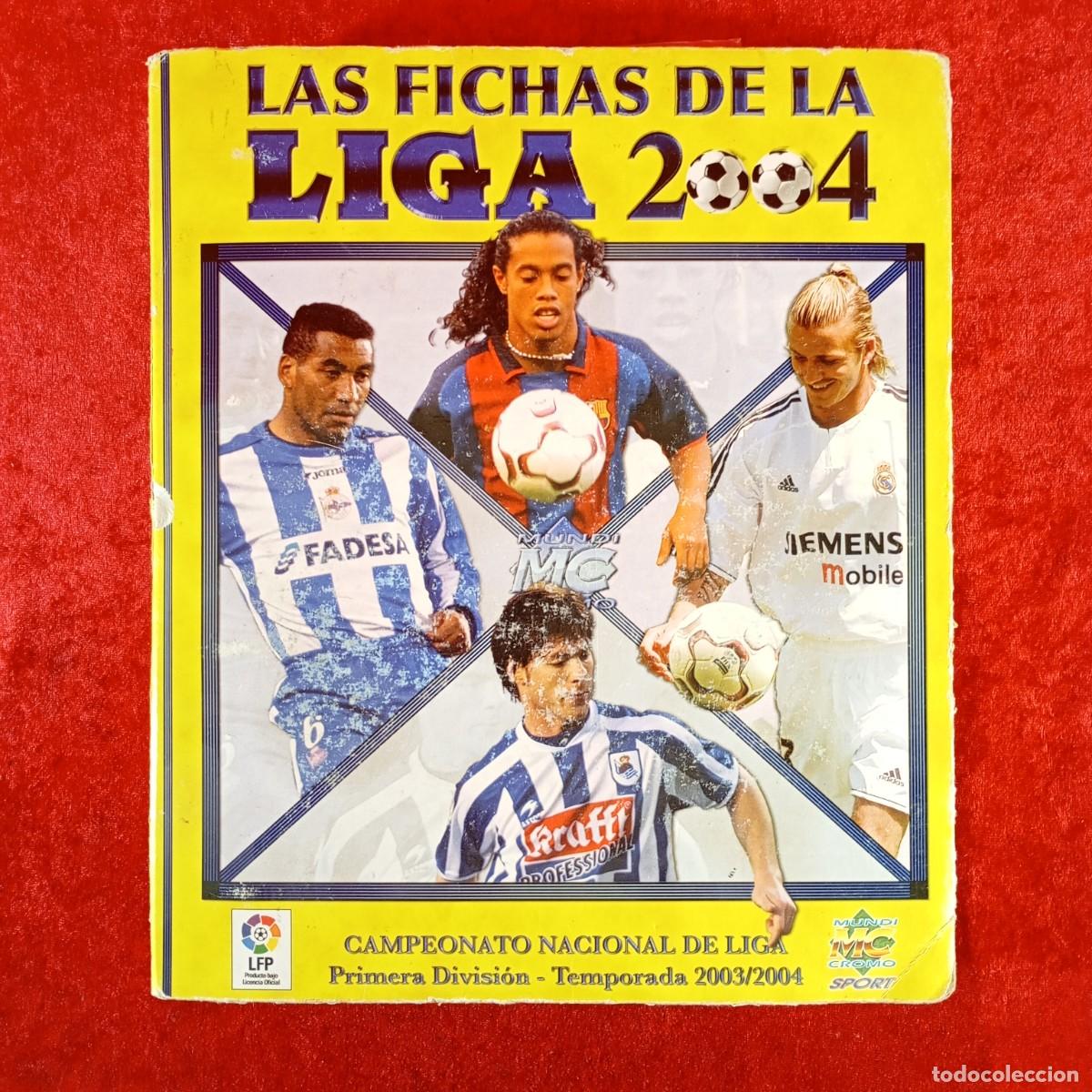 Trading Cards: LAS FICHAS DE LA LIGA 2004 - PRIMERA DIVISI&Oacute;N - INCOMPLETO - FUNDAS CON ALGUNOS AUT&Oacute;GRAFOS / 3761
