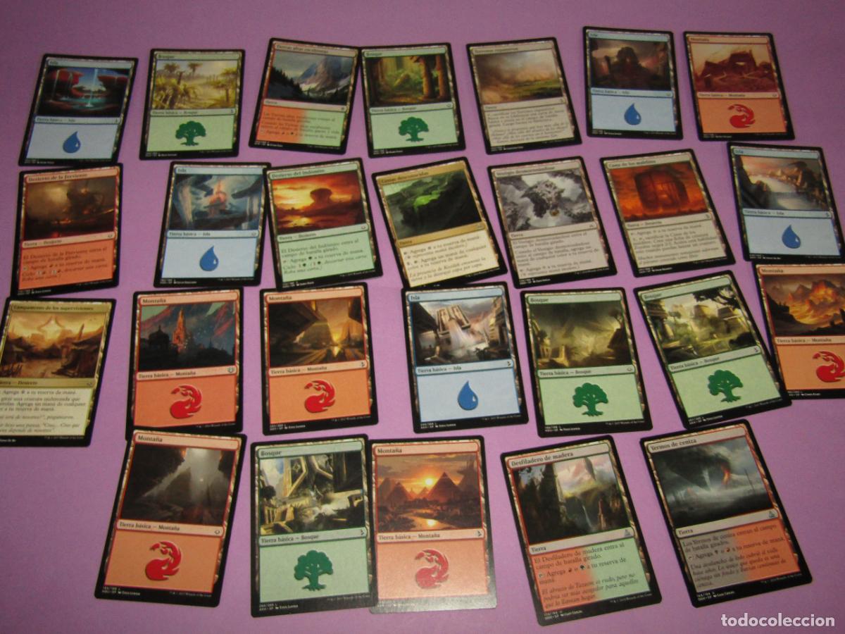 Trading Cards: Antiguo Lote de 55 Cartas MAGIC THE GATHERING de DECKMASTER en Espa&ntilde;ol
