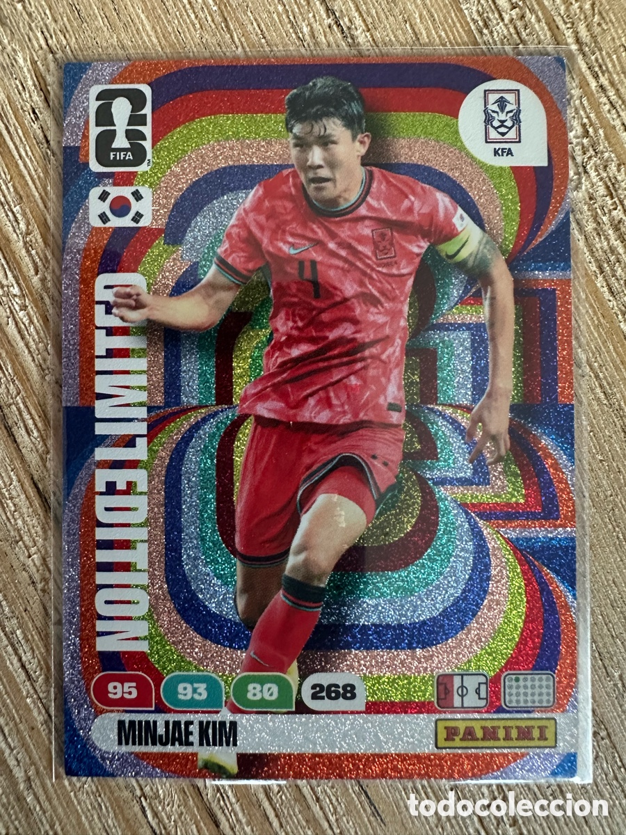 Trading Cards: MINJAE KIM KOREA LIMITED EDITION ADRENALYN XL MUNDIAL FIFA WORLD CUP 2026 USA CAN MEX