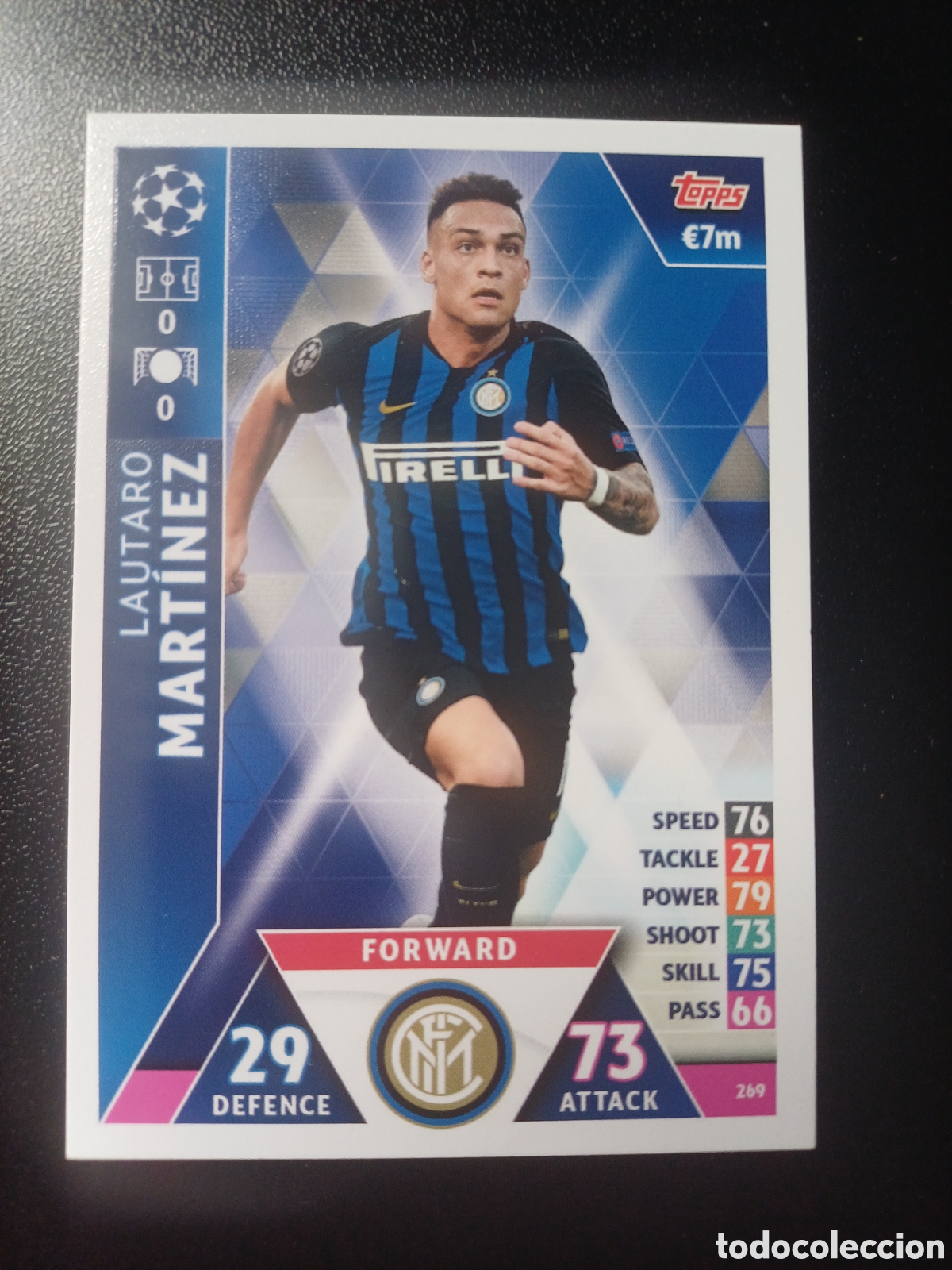 Figurine Collezionabili: #269 LAUTARO MARTINEZ FC INTERNAZIONALE MILANO TOPPS MATCH ATTAX 2018/19