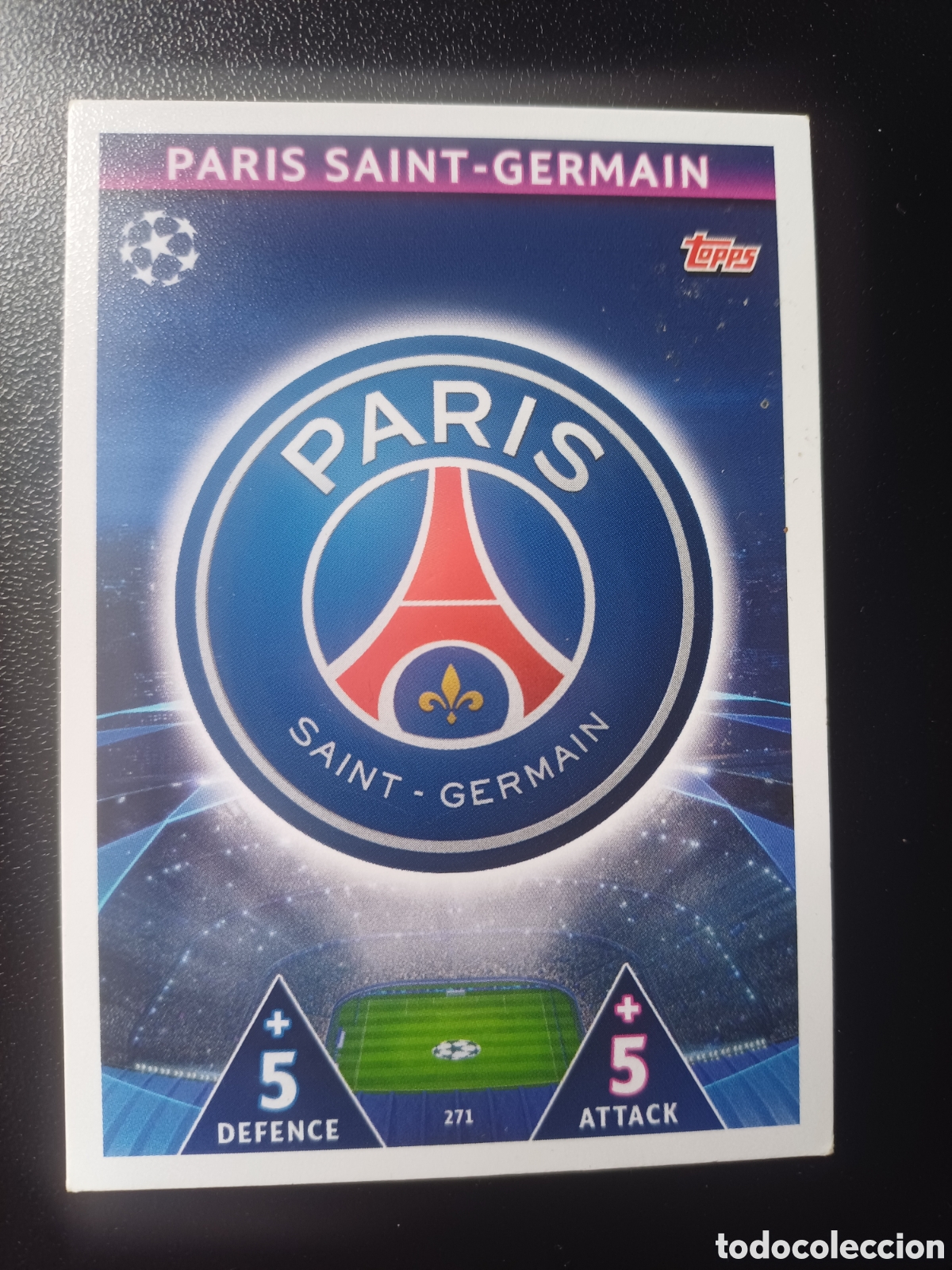 Figurine Collezionabili: #271 ESCUDO PARIS SAINT-GERMAIN TOPPS MATCH ATTAX 2018/19