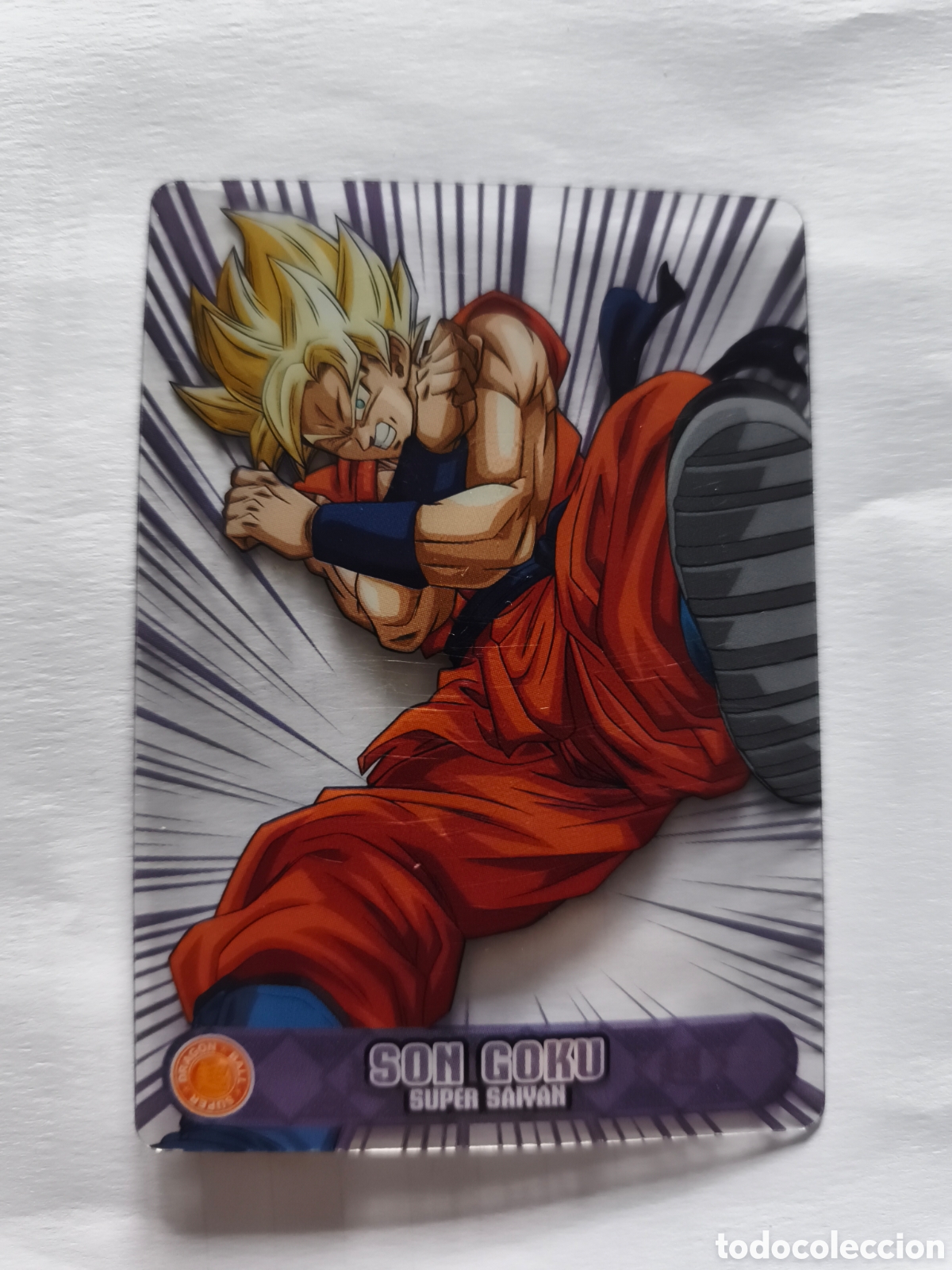 Trading Cards: LAMINCARD N.42. SON GOKU SUPER SAIYAN