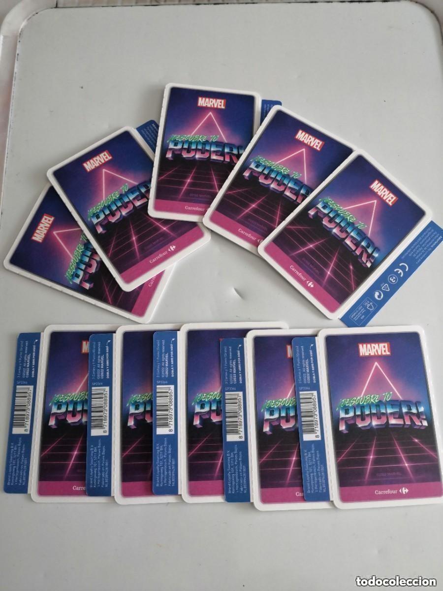Trading Cards: LOTE DE 10 SOBRES MARVEL DESCUBRE TU PODER CARREFOUR 2021 CROMOS CARTA SIN ABRIR