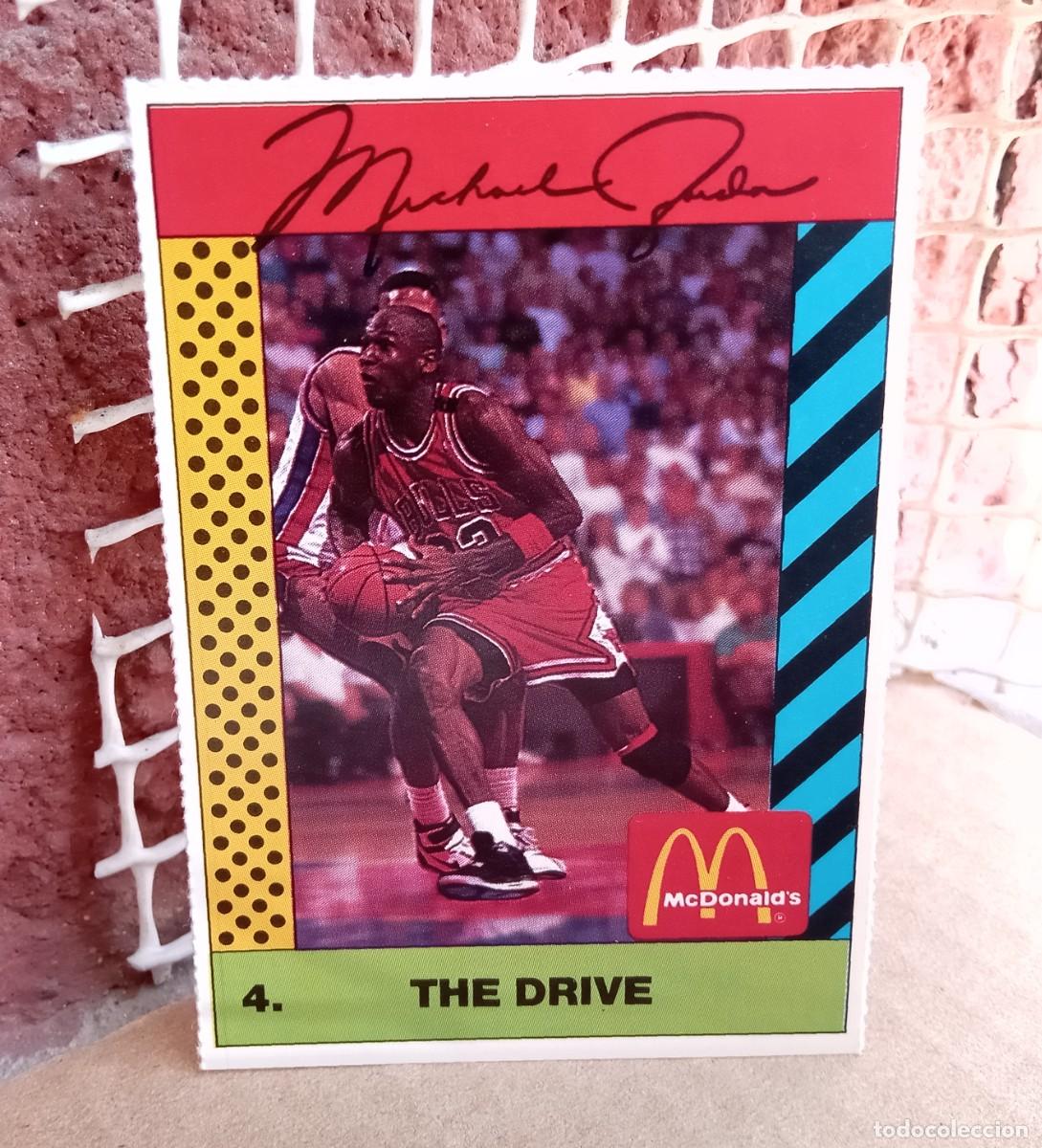 Trading Cards: CROMO TARJETA TRADING CARD NBA MICHAEL JORDAN MCDONALD'S SPORTS TIPS #4 THE DRIVE