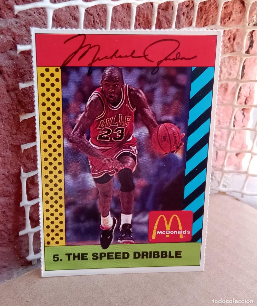 Trading Cards: CROMO TARJETA TRADING CARD NBA MICHAEL JORDAN MCDONALD'S SPORTS TIPS #5 THE SPEED DRIBBLE