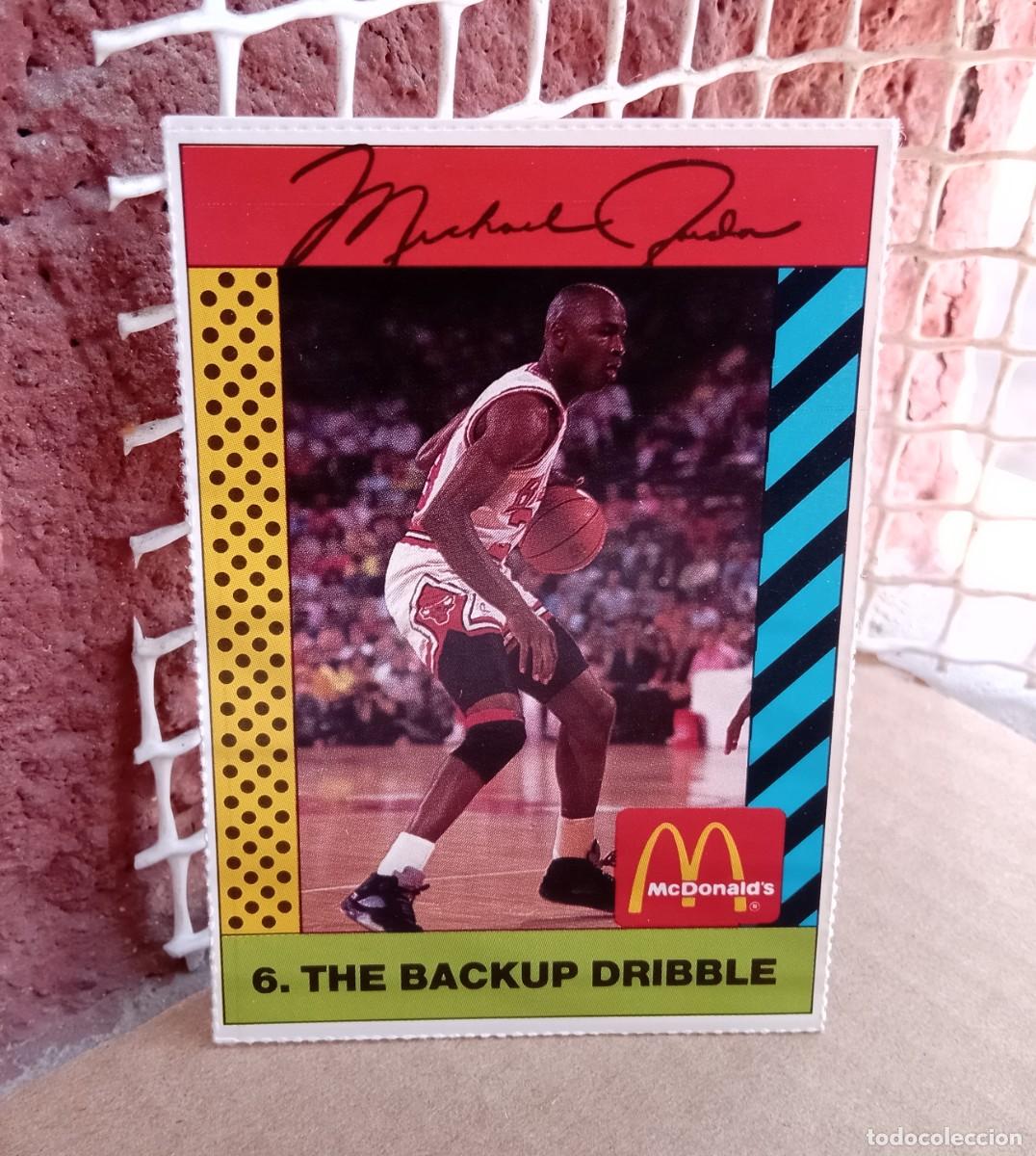Trading Cards: CROMO TARJETA TRADING CARD NBA MICHAEL JORDAN MCDONALD'S SPORTS TIPS #6 THE BACKUP DRIBBLE