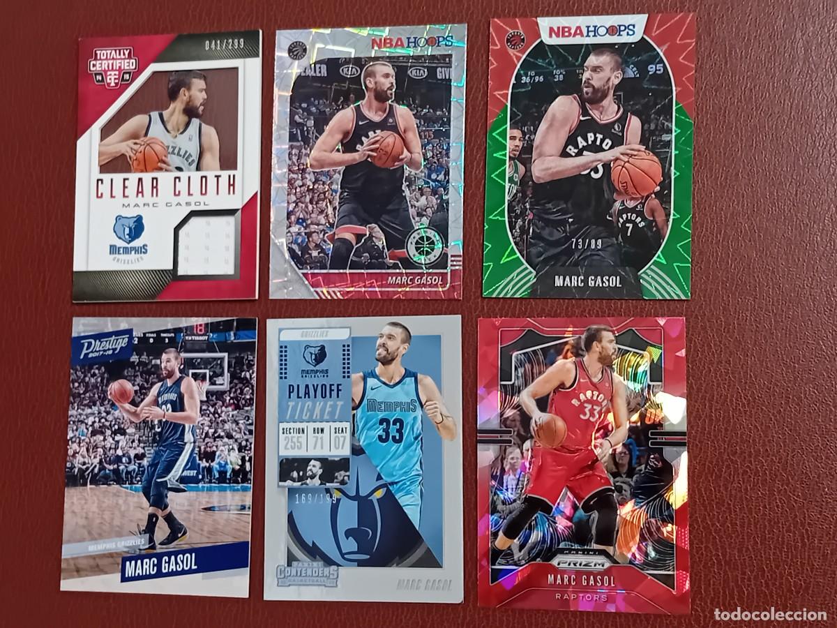 Trading Cards: Lote de 6 cards de Marc Gasol. Las de las fotos.