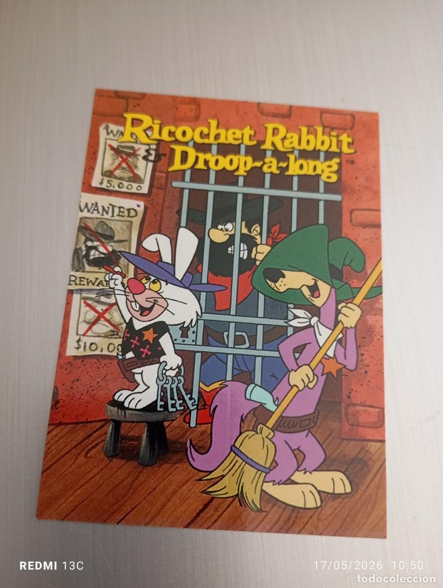 Trading Cards: TRADING CARD RICOCHET RABBIT HANNA BARBERA 1994 CARDZ