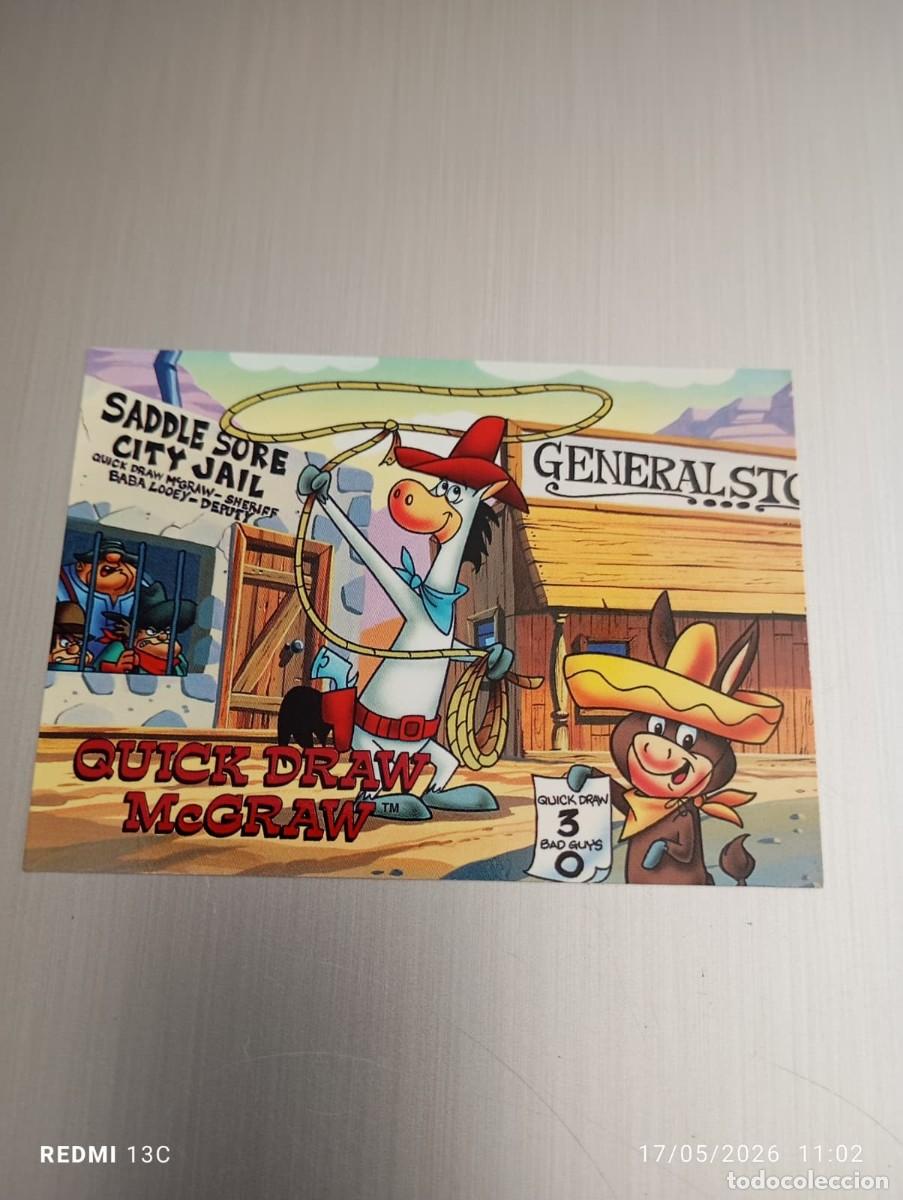 Trading Cards: TRADING CARD QUICK DRAW Mc GRAW HANNA BARBERA 1994 CARDZ