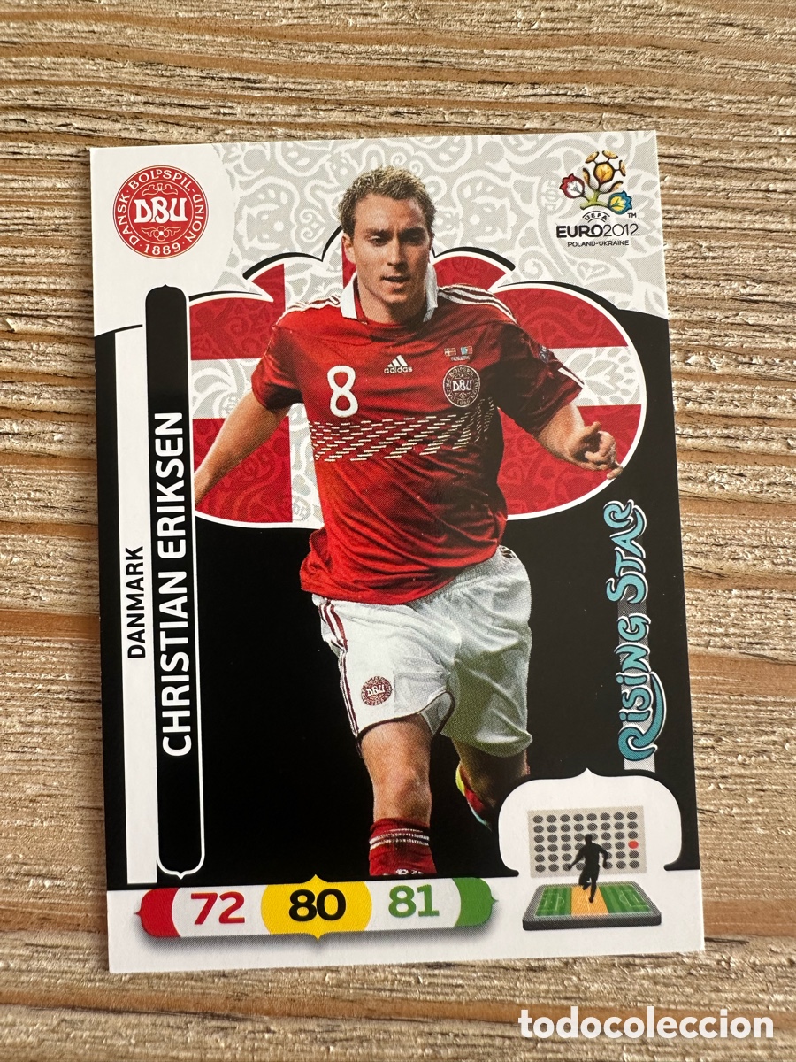 Sammelkarten: CHRISTIAN ERIKSEN DINAMARCA 18 RISING STAR ADRENALYN XL EURO 2012 POLONIA UCRANIA PANINI