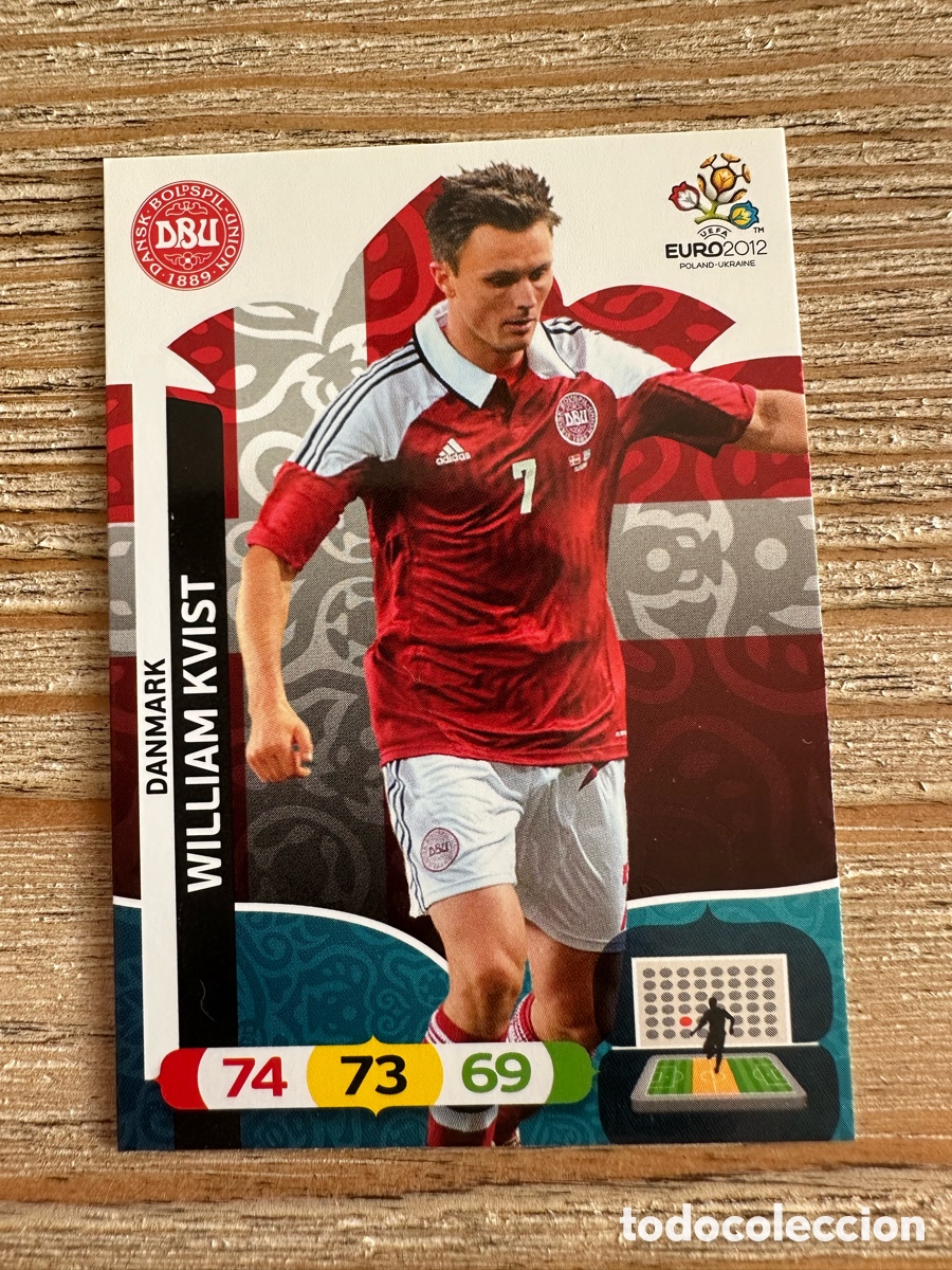 Sammelkarten: WILLIAM KVIST DINAMARCA 20 ADRENALYN XL EURO 2012 POLONIA UCRANIA PANINI
