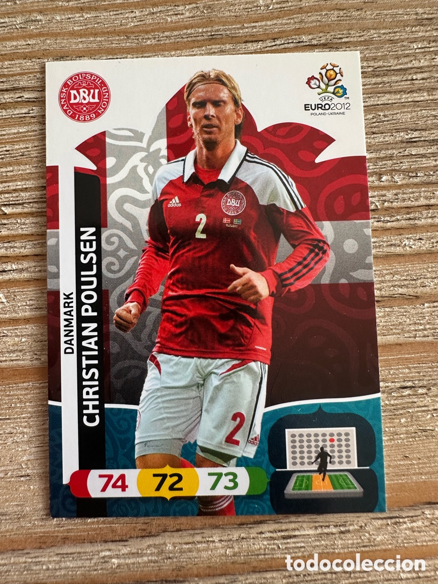 Sammelkarten: CHRISTIAN POULSEN DINAMARCA 21 ADRENALYN XL EURO 2012 POLONIA UCRANIA PANINI