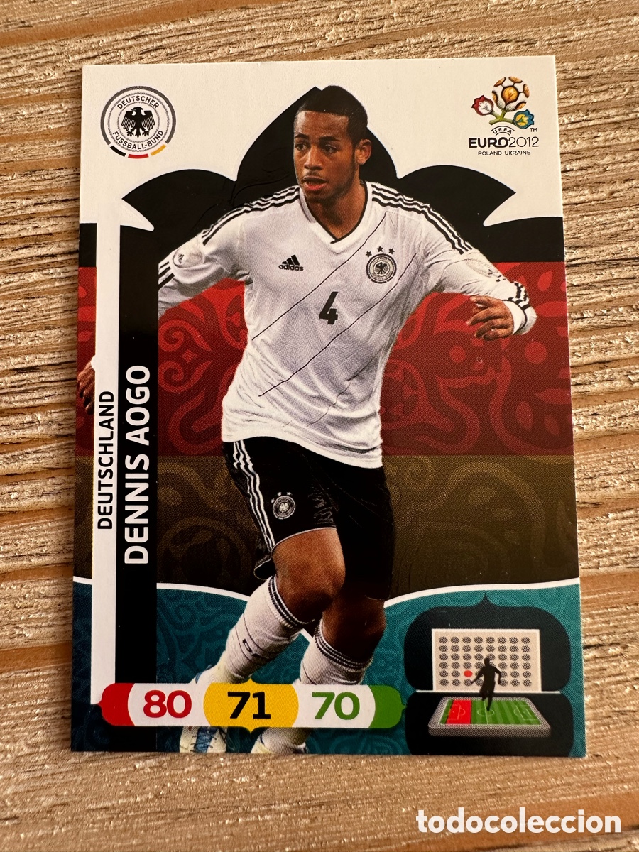 Trading Cards: DENNIS AOGO ALEMANIA 31 ADRENALYN XL EURO 2012 POLONIA UCRANIA PANINI