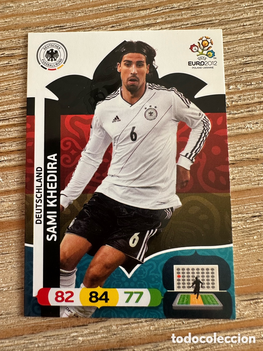 Cartas Colecion&aacute;veis: SAMI KHEDIRA ALEMANIA 33 ADRENALYN XL EURO 2012 POLONIA UCRANIA PANINI