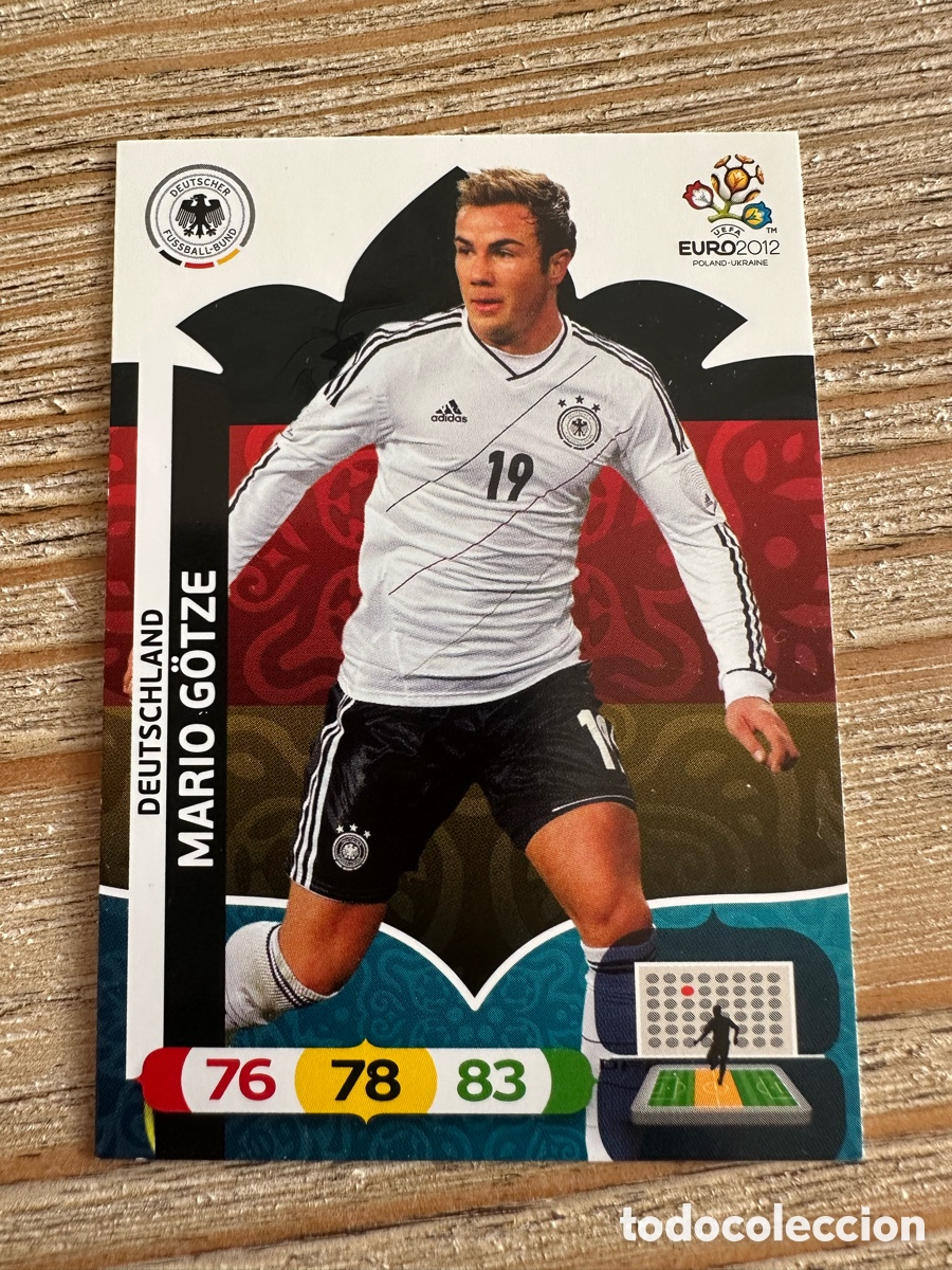 Figurine Collezionabili: MARIO GOTZE ALEMANIA 36 ADRENALYN XL EURO 2012 POLONIA UCRANIA PANINI