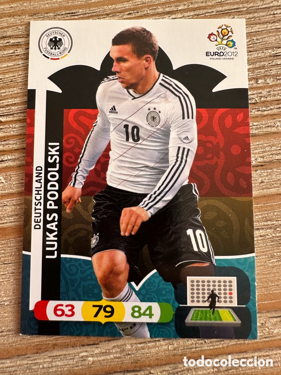 Cartas Colecion&aacute;veis: LUKAS PODOLSKI ALEMANIA 38 ADRENALYN XL EURO 2012 POLONIA UCRANIA PANINI