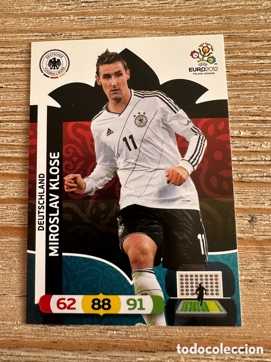 Cartas Colecion&aacute;veis: MIROSLAV KLOSE ALEMANIA 39 ADRENALYN XL EURO 2012 POLONIA UCRANIA PANINI