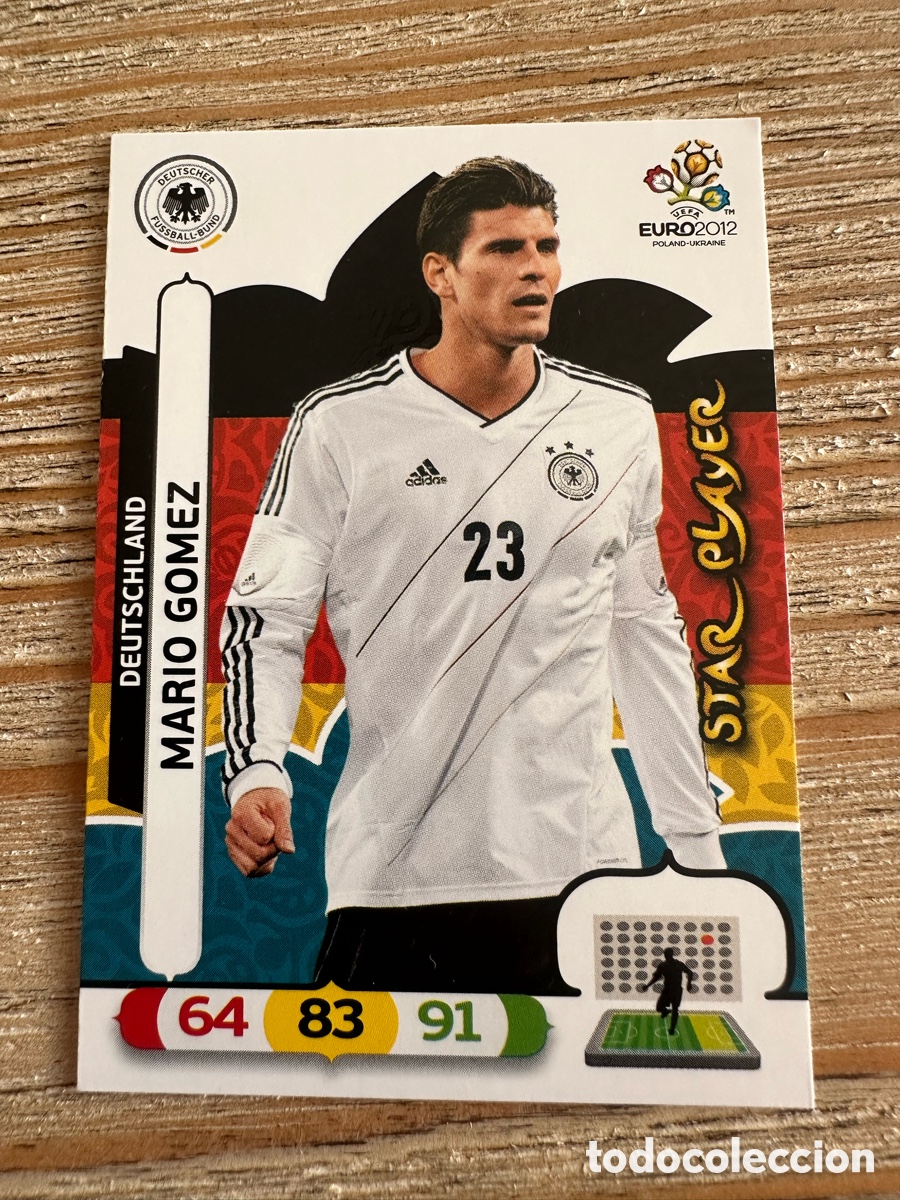 Sammelkarten: MARIO GOMEZ ALEMANIA 41 STAR PLAYER ADRENALYN XL EURO 2012 POLONIA UCRANIA PANINI