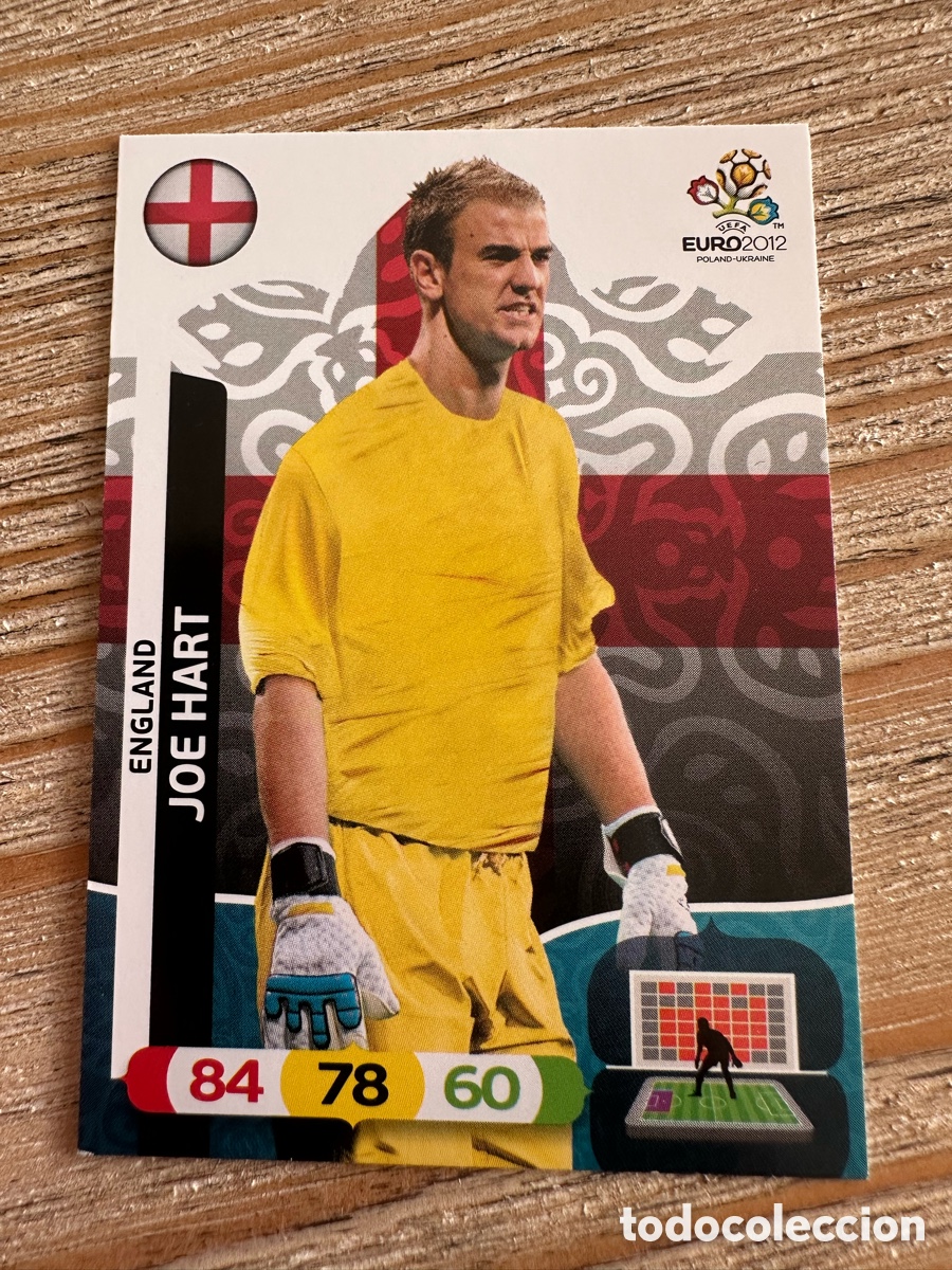 Cartas Colecion&aacute;veis: JOE HART INGLATERRA 43 ADRENALYN XL EURO 2012 POLONIA UCRANIA PANINI