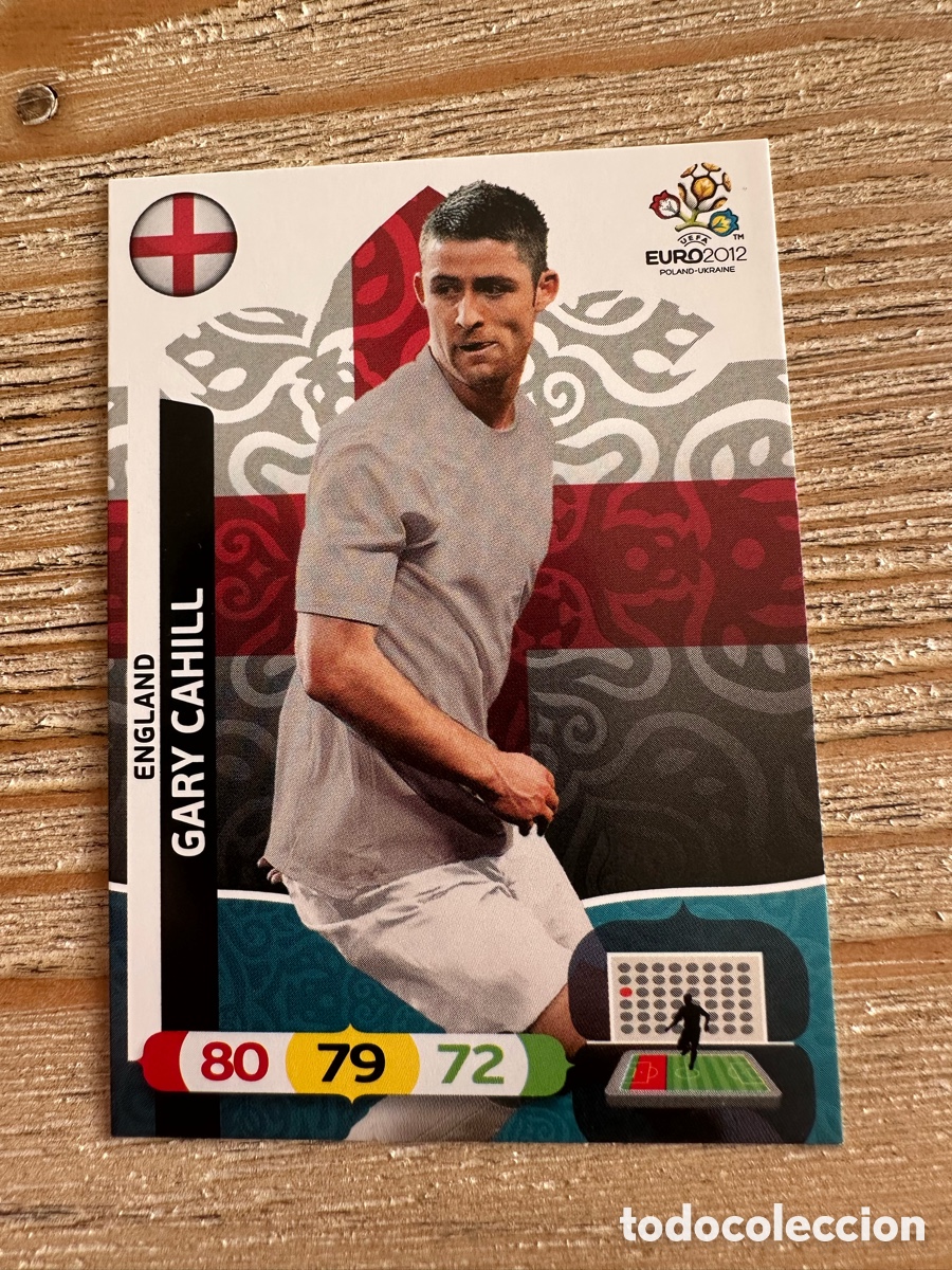 Cartas Colecion&aacute;veis: GARY CAHILL INGLATERRA 45 ADRENALYN XL EURO 2012 POLONIA UCRANIA PANINI
