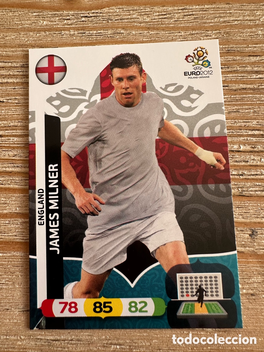 Cartas Colecion&aacute;veis: JAMES MILNER INGLATERRA 51 ADRENALYN XL EURO 2012 POLONIA UCRANIA PANINI
