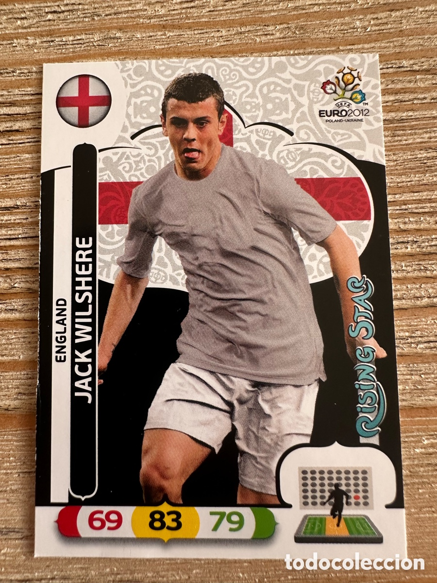 Sammelkarten: JACK WILSHERE INGLATERRA 53 RISING STAR ADRENALYN XL EURO 2012 POLONIA UCRANIA PANINI