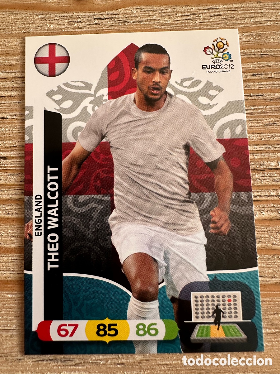 Sammelkarten: THEO WALCOTT INGLATERRA 55 ADRENALYN XL EURO 2012 POLONIA UCRANIA PANINI