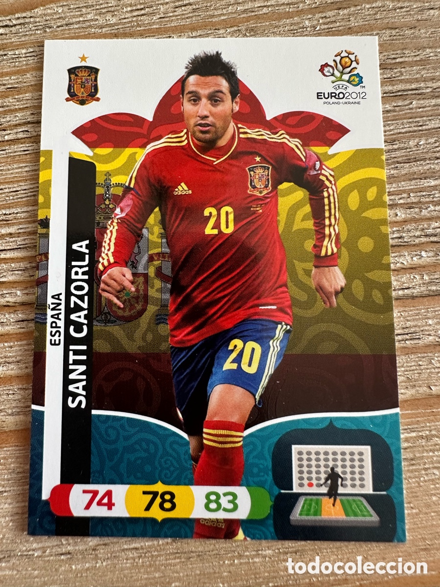 Figurine Collezionabili: SANTI CAZORLA ESPA&Ntilde;A 68 ADRENALYN XL EURO 2012 POLONIA UCRANIA PANINI