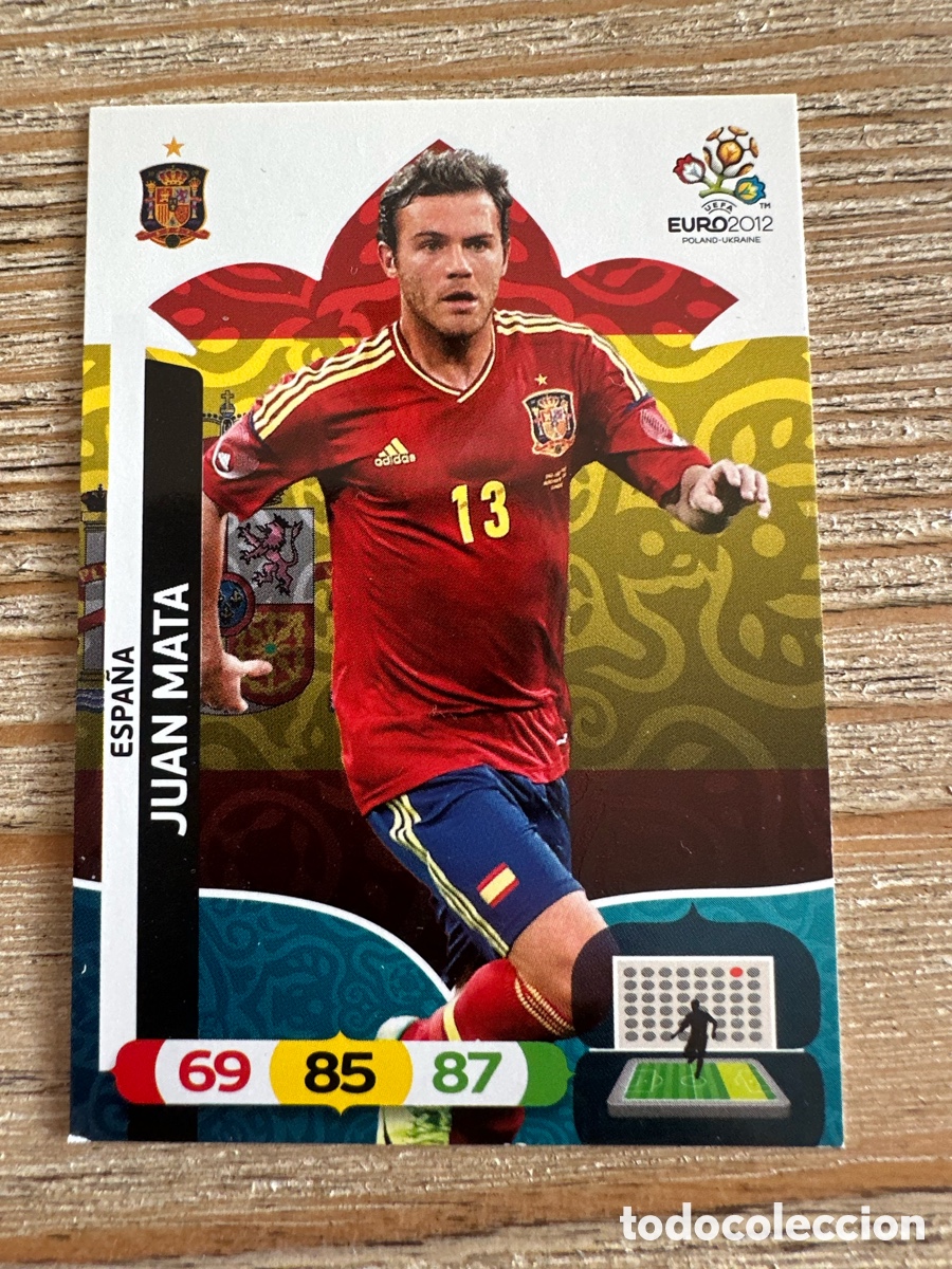 Trading cards: JUAN MATA ESPA&Ntilde;A 73 ADRENALYN XL EURO 2012 POLONIA UCRANIA PANINI