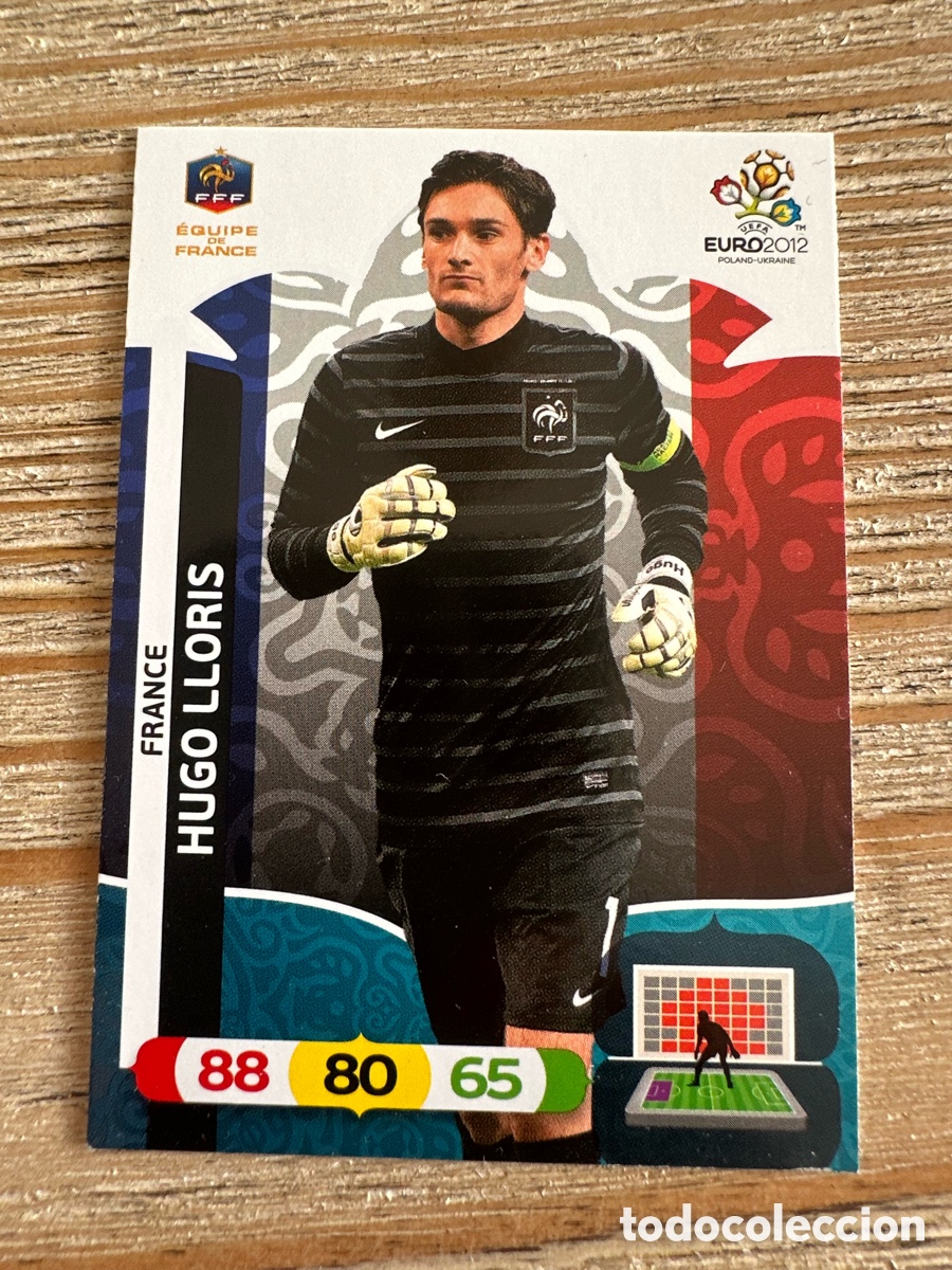 Cartas Colecion&aacute;veis: HUGO LLORIS FRANCIA 76 ADRENALYN XL EURO 2012 POLONIA UCRANIA PANINI