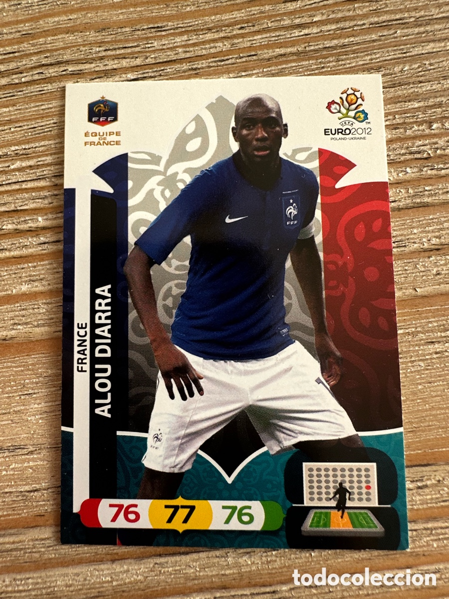 Trading Cards: ALOU DIARRA FRANCIA 88 ADRENALYN XL EURO 2012 POLONIA UCRANIA PANINI
