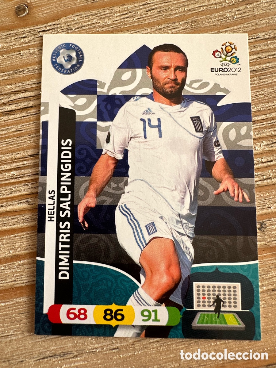 Trading Cards: DIMITRIS SALPINGIDIS GRECIA 100 ADRENALYN XL EURO 2012 POLONIA UCRANIA PANINI
