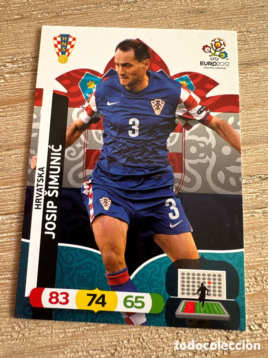Cartas Colecion&aacute;veis: JOSIP SIMUNIC CROACIA 104 ADRENALYN XL EURO 2012 POLONIA UCRANIA PANINI