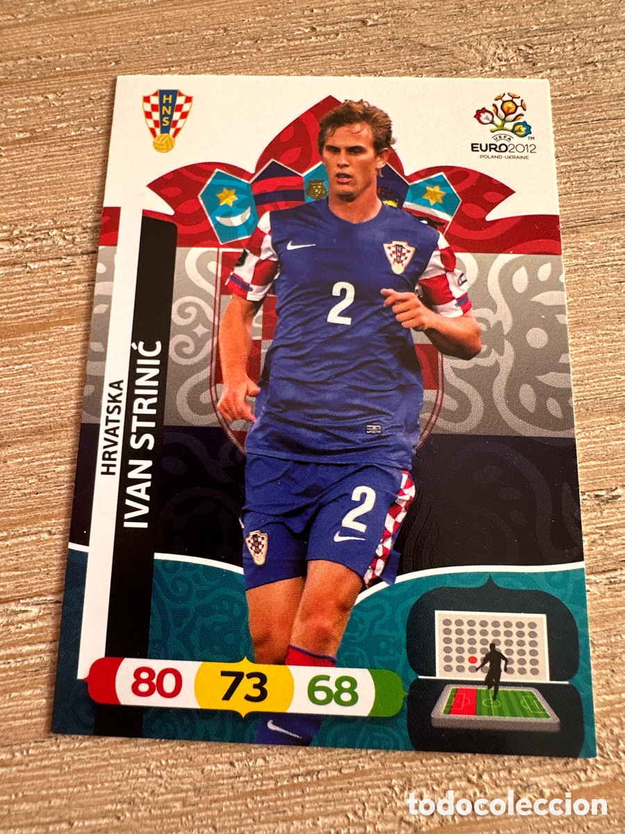 Cartas Colecion&aacute;veis: IVAN STRINIC CROACIA 106 ADRENALYN XL EURO 2012 POLONIA UCRANIA PANINI