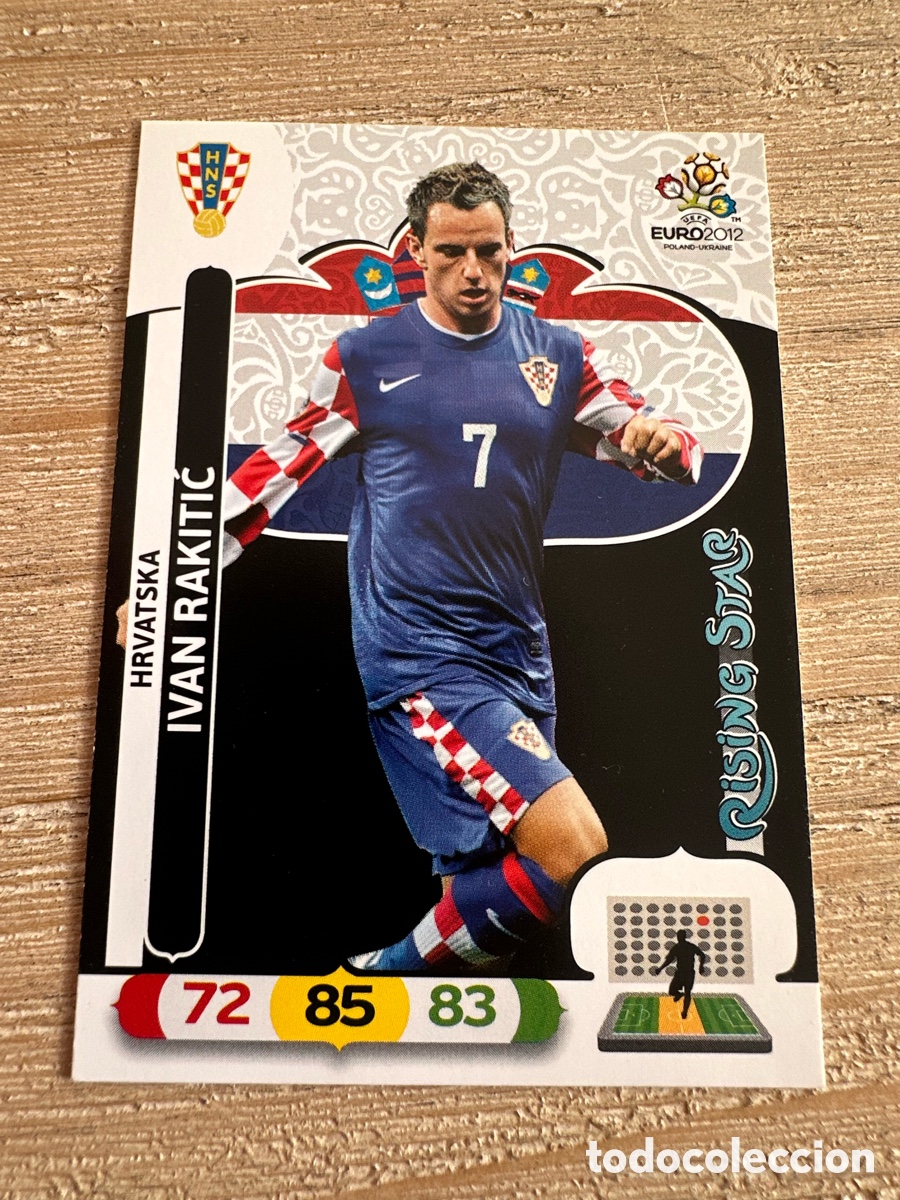 Figurine Collezionabili: IVAN RAKITIC CROACIA 109 RISING STAR ADRENALYN XL EURO 2012 POLONIA UCRANIA PANINI