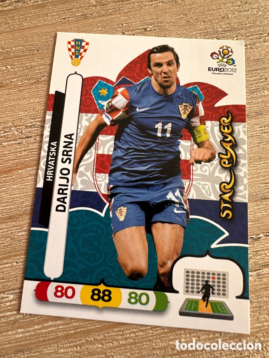 Trading Cards: DARIJO SRNA CROACIA 111 STAR PLAYER ADRENALYN XL EURO 2012 POLONIA UCRANIA PANINI