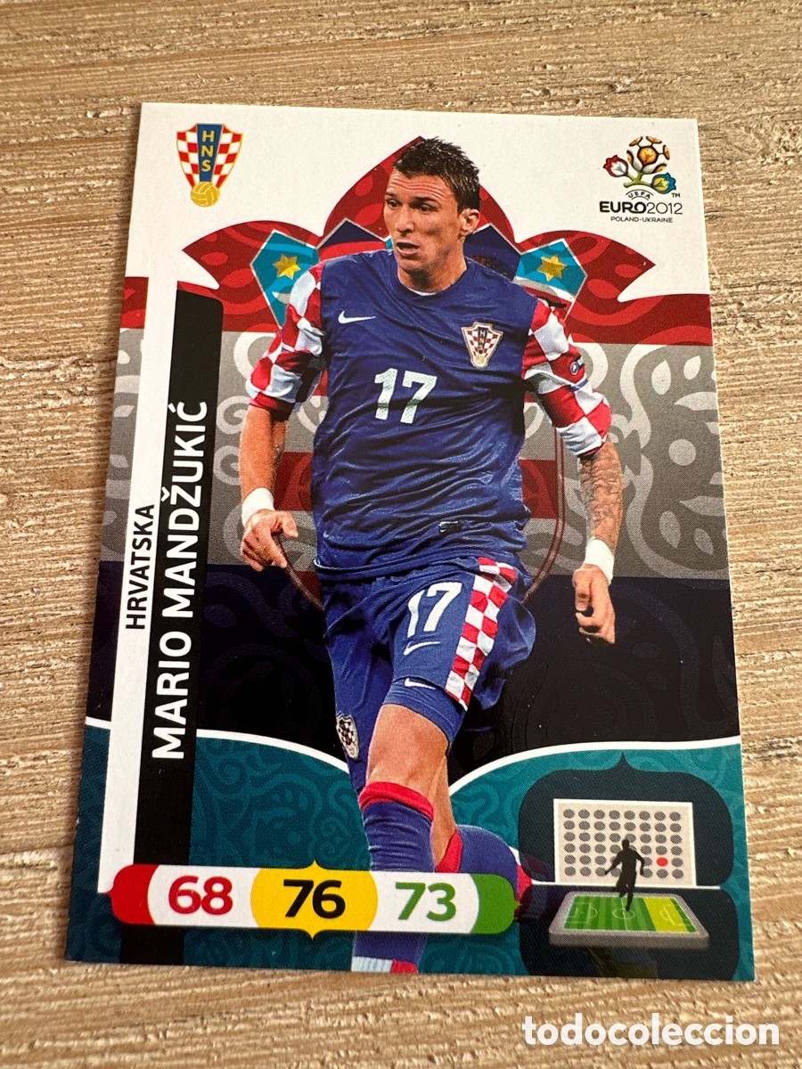 Trading Cards: MARIO MANDZUKIC CROACIA 112 ADRENALYN XL EURO 2012 POLONIA UCRANIA PANINI