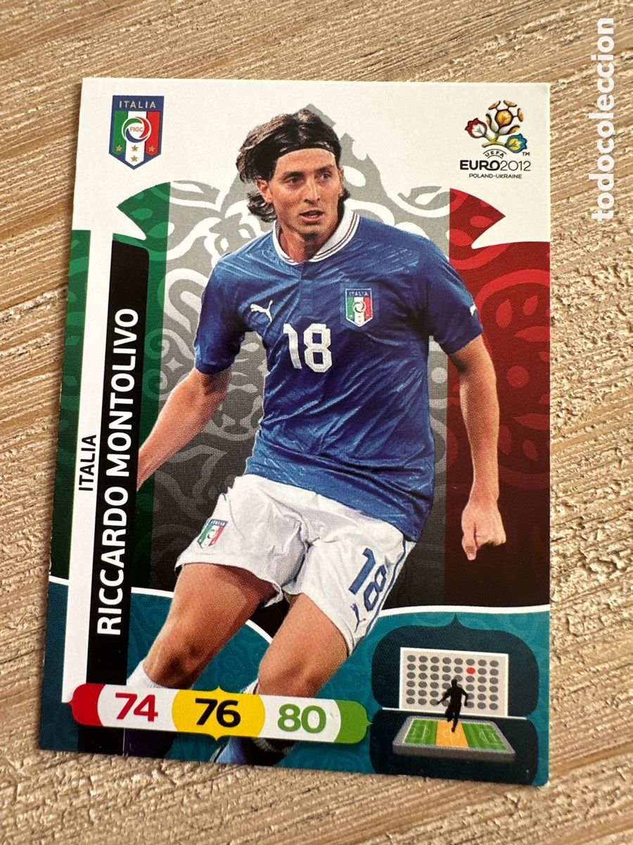 Trading Cards: RICCARDO MONTOLIVO ITALIA 121 ADRENALYN XL EURO 2012 POLONIA UCRANIA PANINI