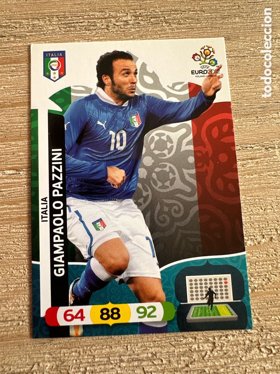 Cartas Colecion&aacute;veis: GIAMPAOLO PAZZINI ITALIA 129 ADRENALYN XL EURO 2012 POLONIA UCRANIA PANINI